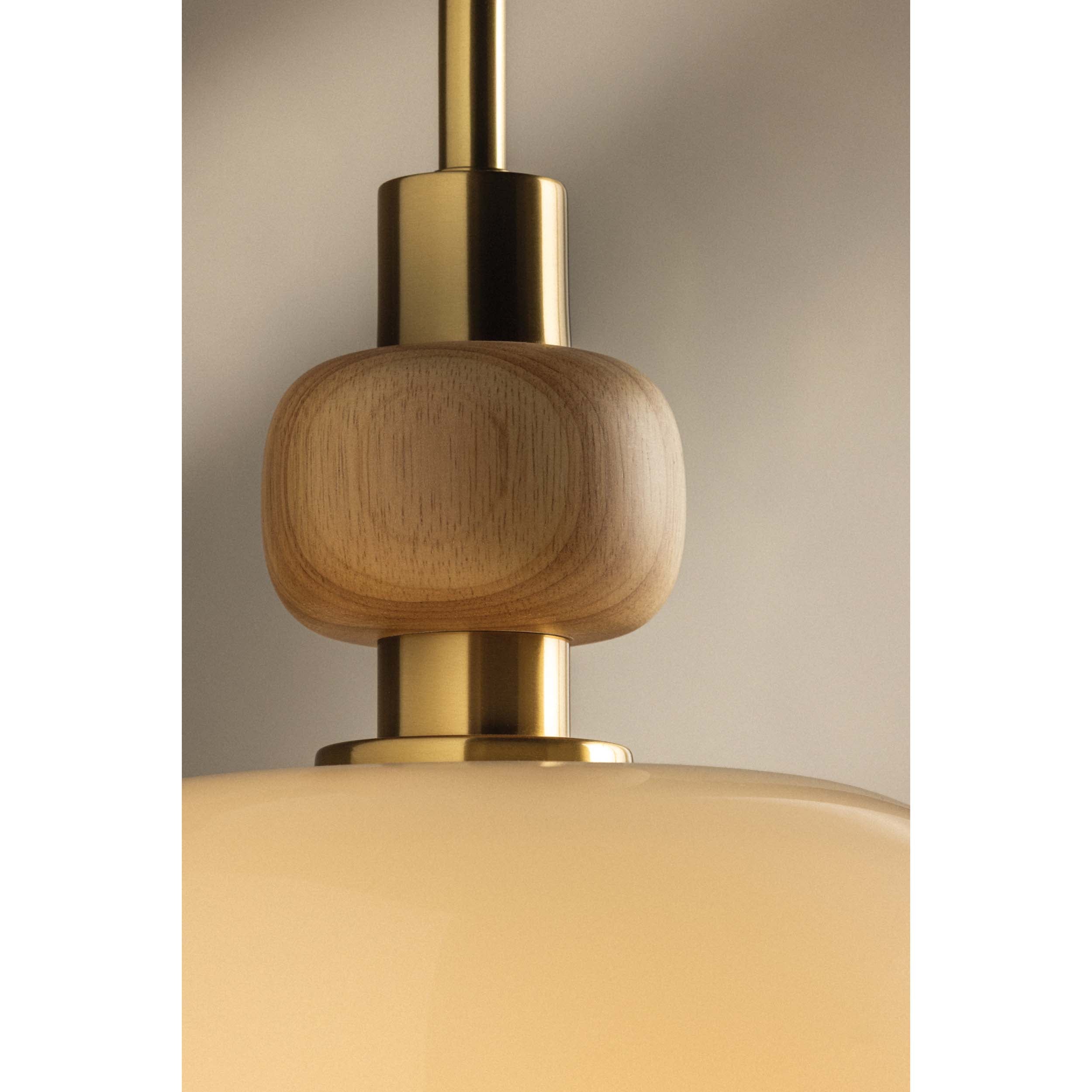 Elise Pendant, Aged Brass - Image 4