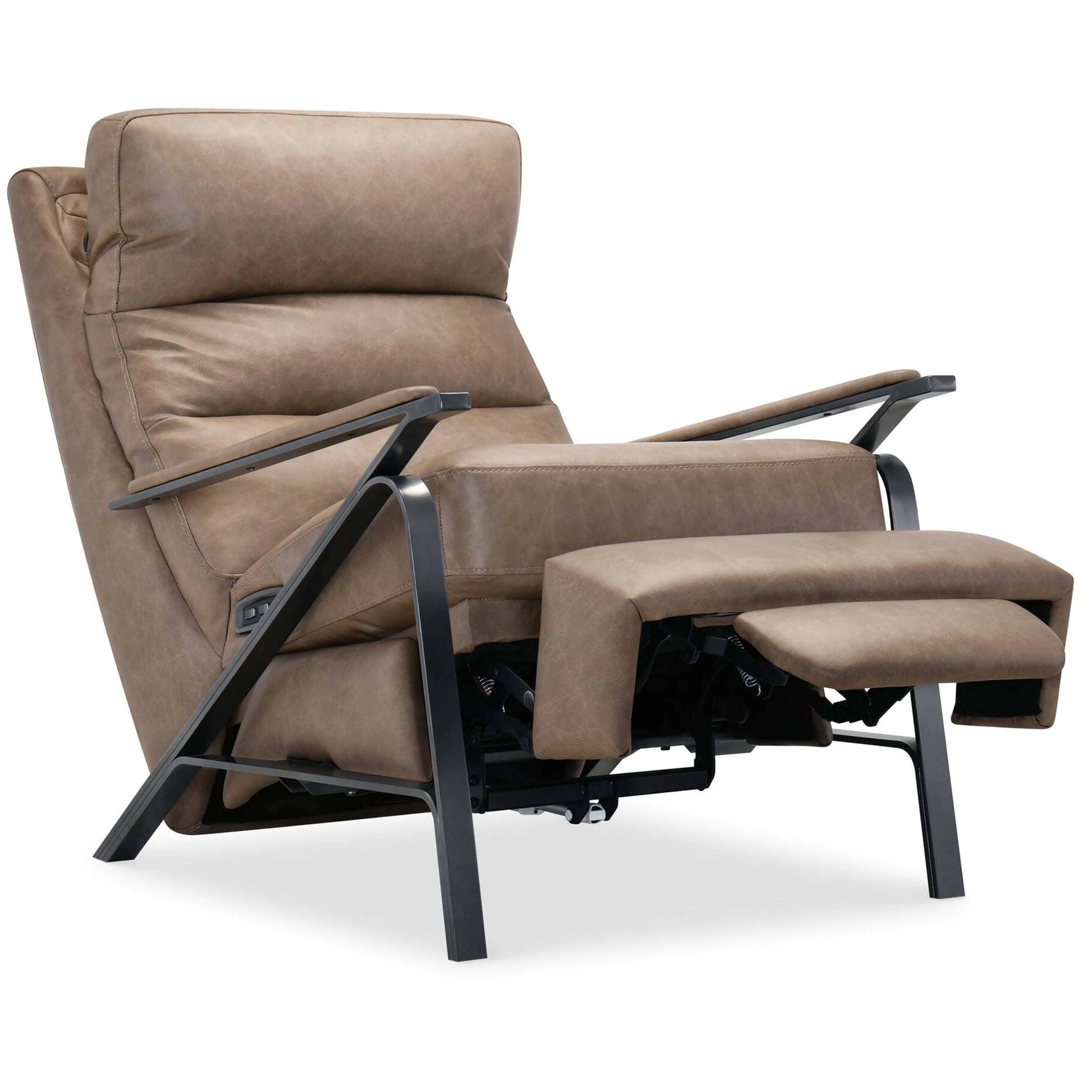 Elixir Leather Power Recliner, West Mushroom - Image 5