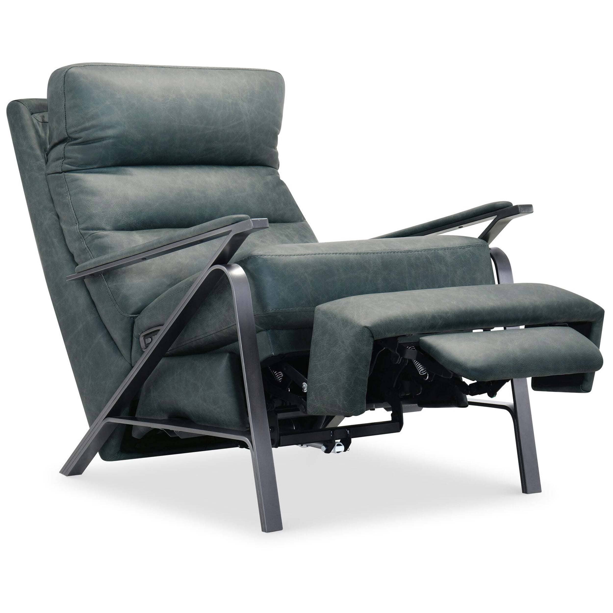 Elixir Leather Power Recliner, West Winter Lake - Image 6