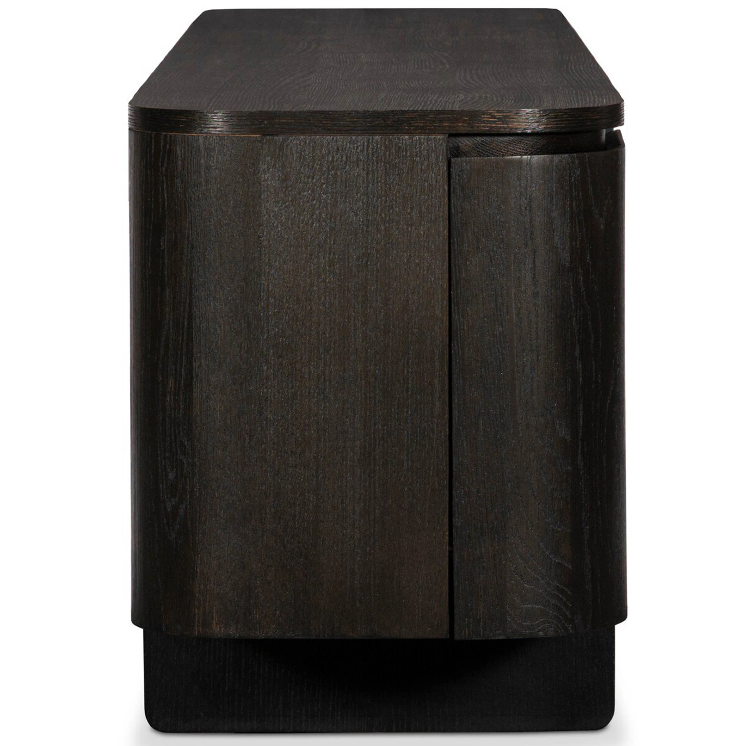 Elle Media Console, Worn Black by Four Hands - Image 3