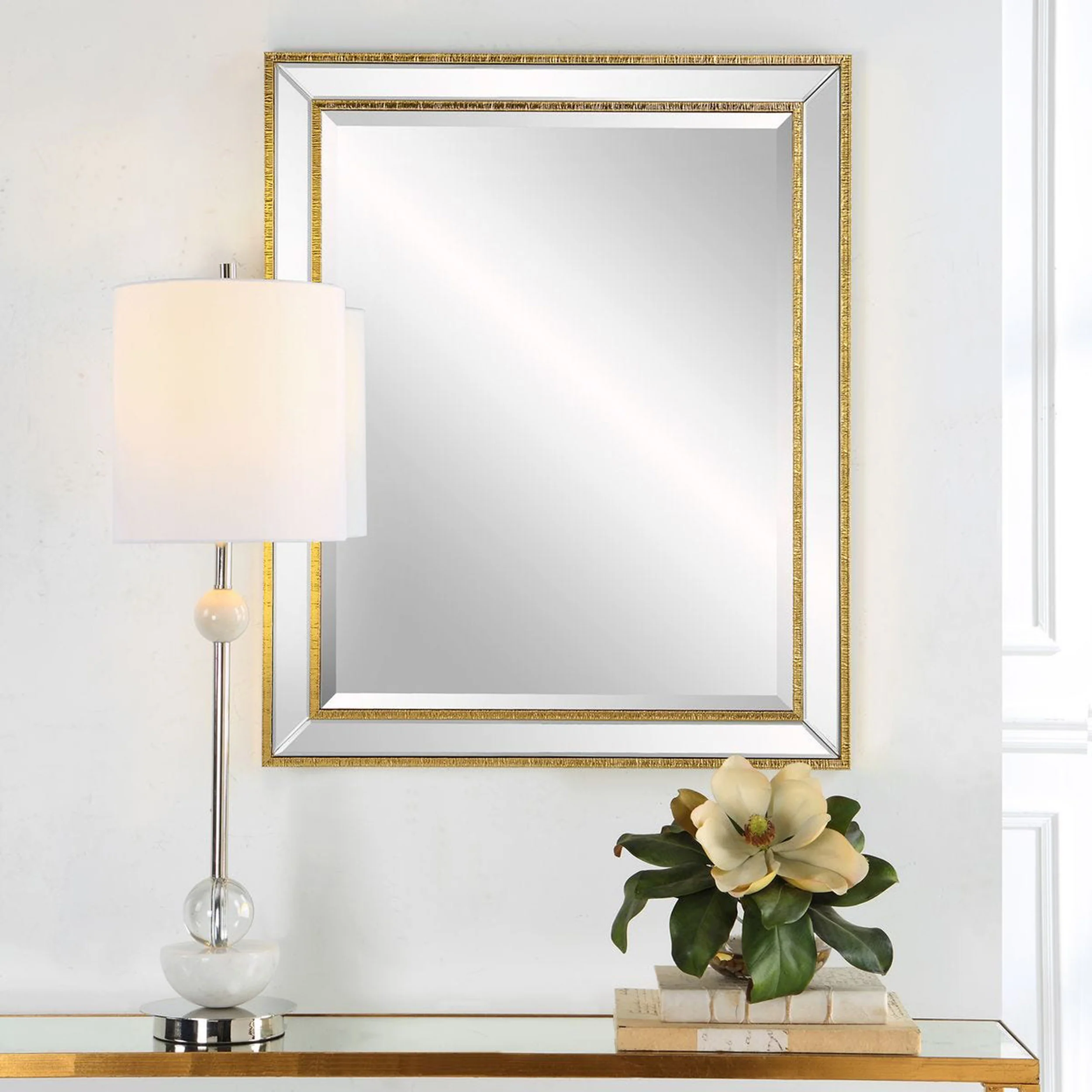 Ellery Mirror, Gold - Image 2