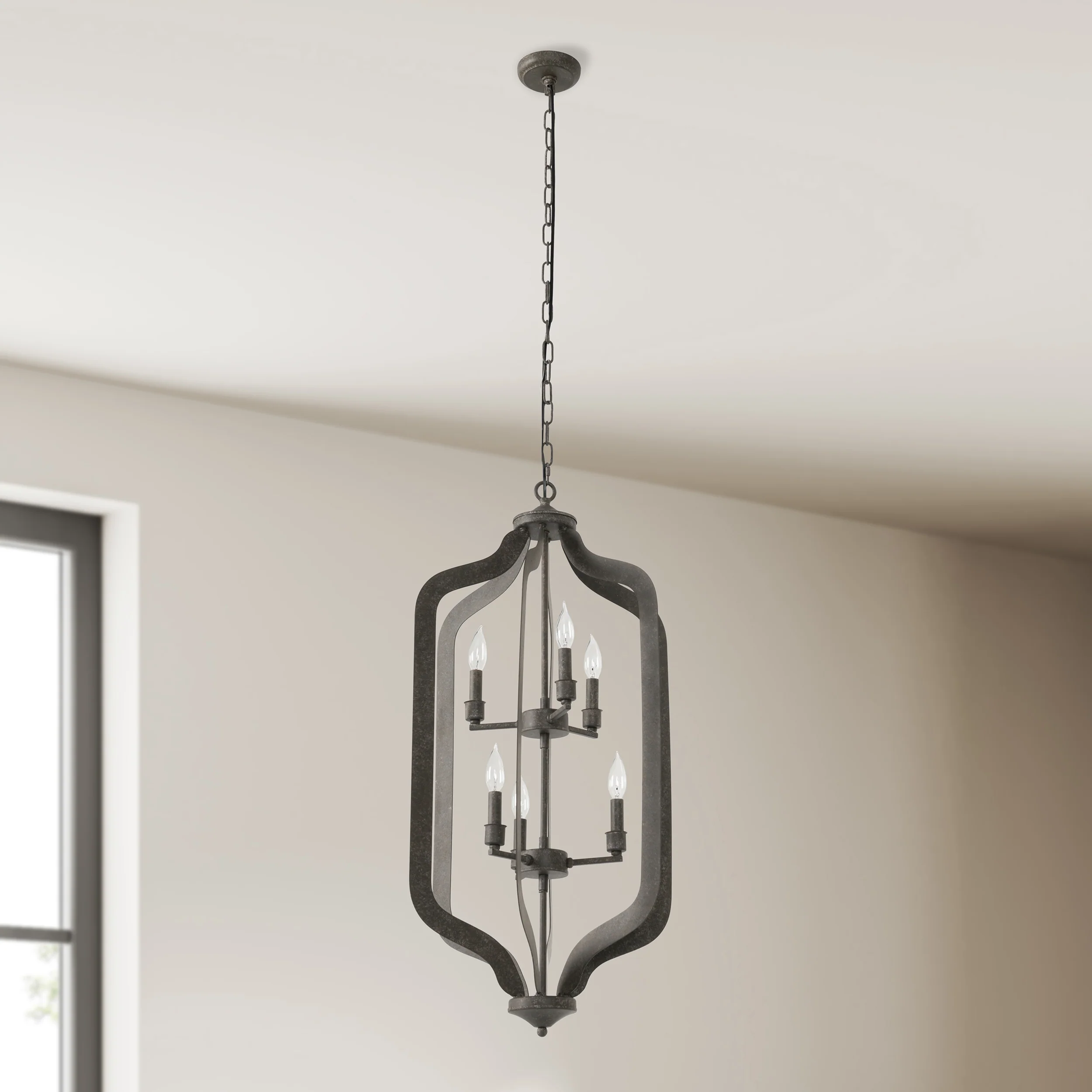 Ellie Chandelier, Gray - Image 5