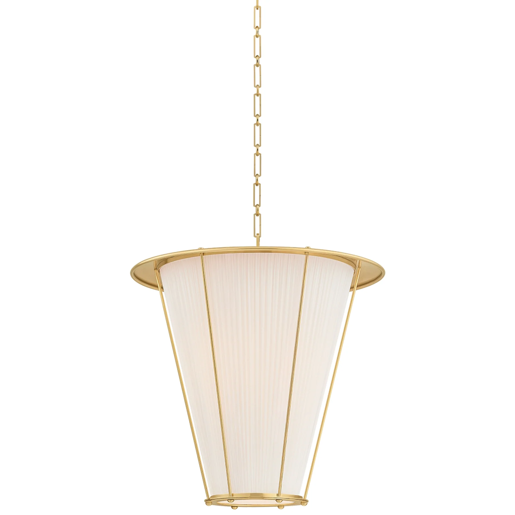 Ellsworth Lantern Pendant, Aged Brass - Image 5