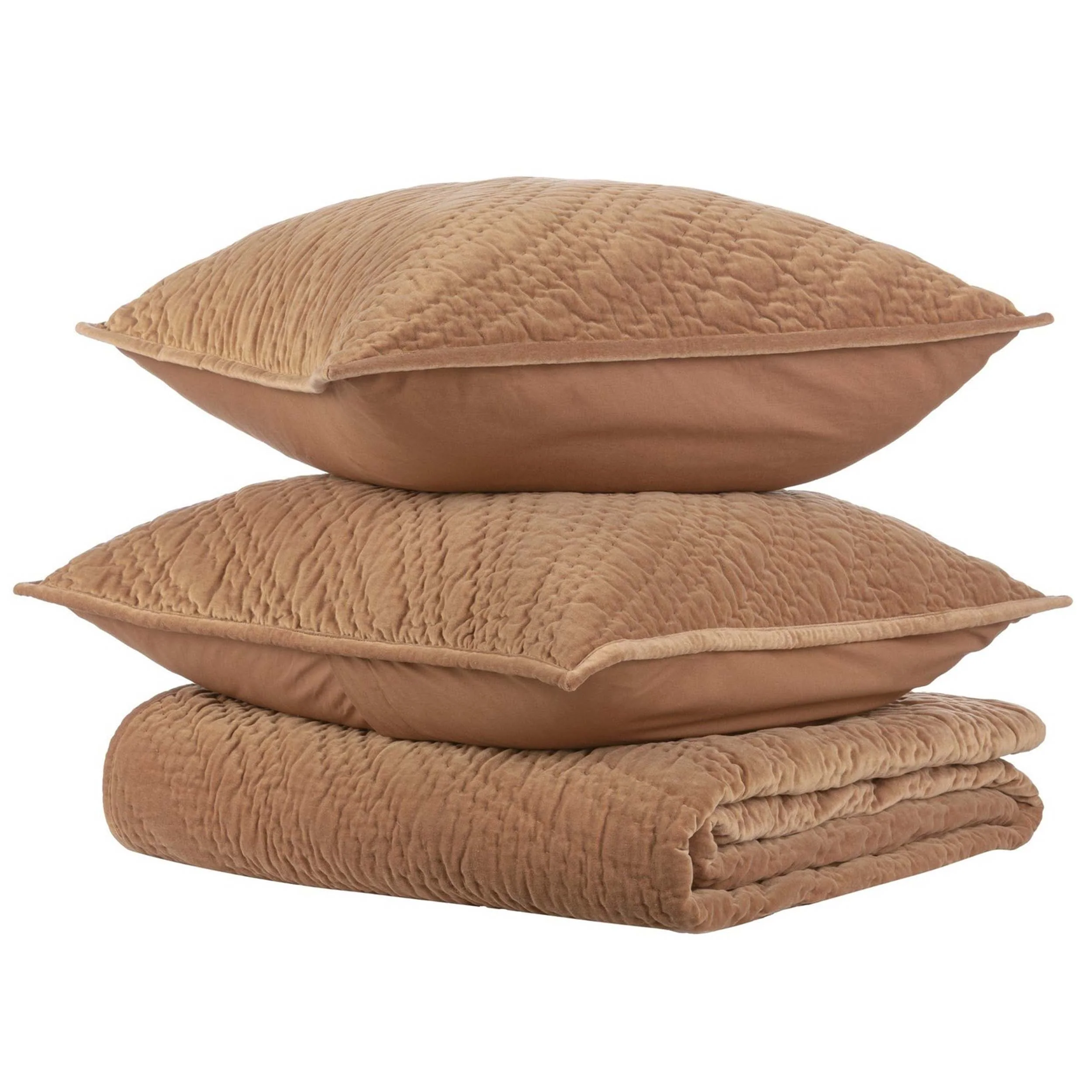 Elms Velvet Quilt, Hazel - Image 2