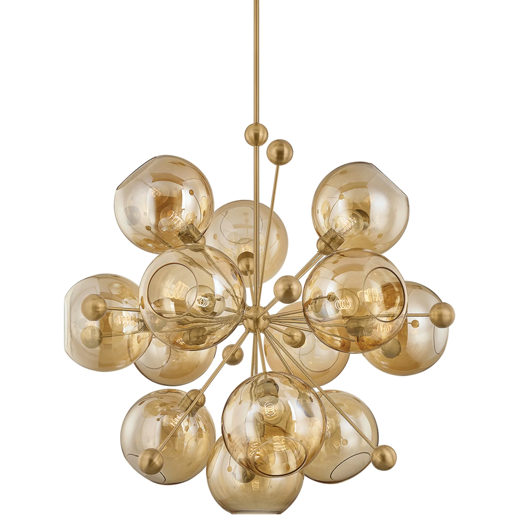 Elory Chandelier, Patina Brass - Image 5