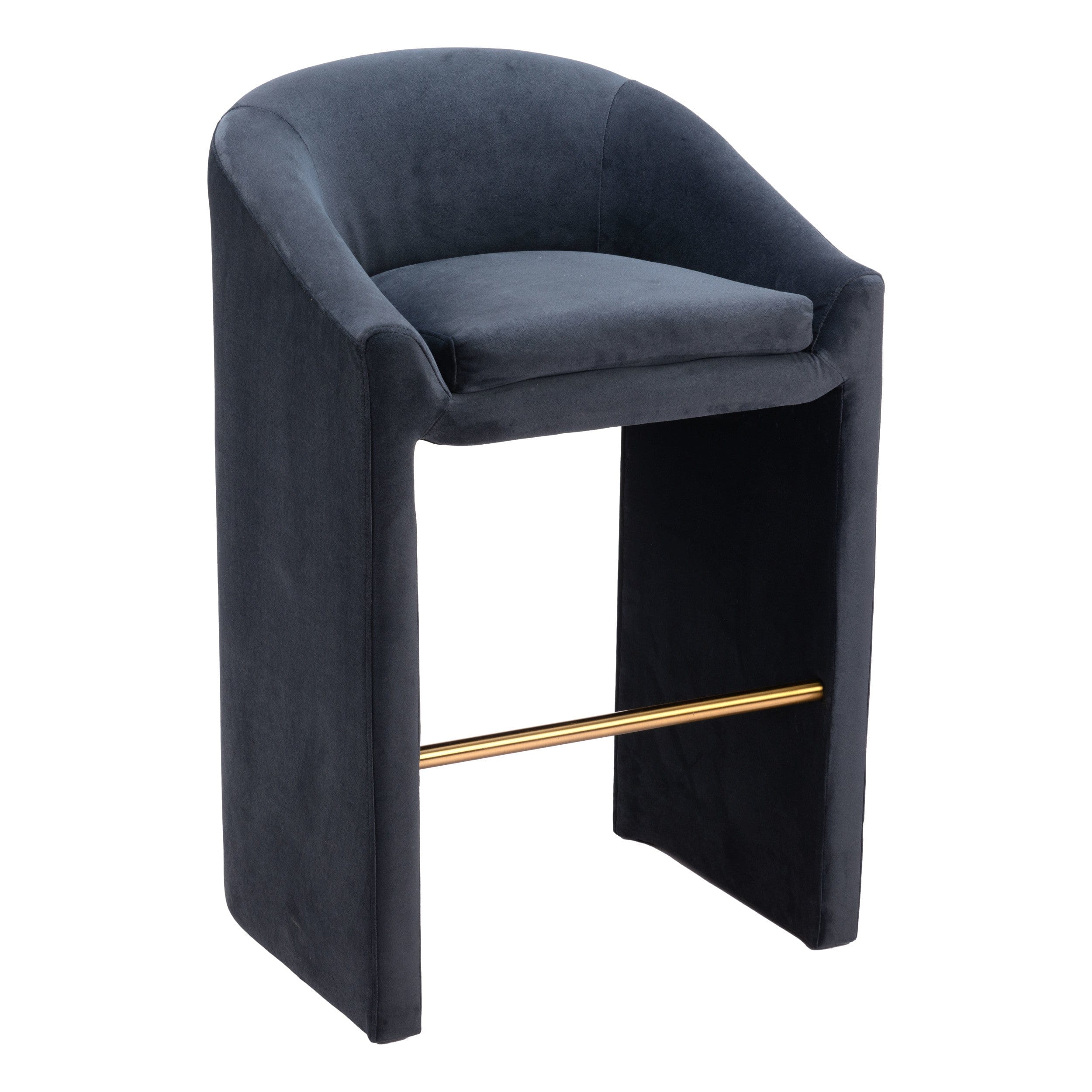 Emas Bar Stool, Midnight Gray