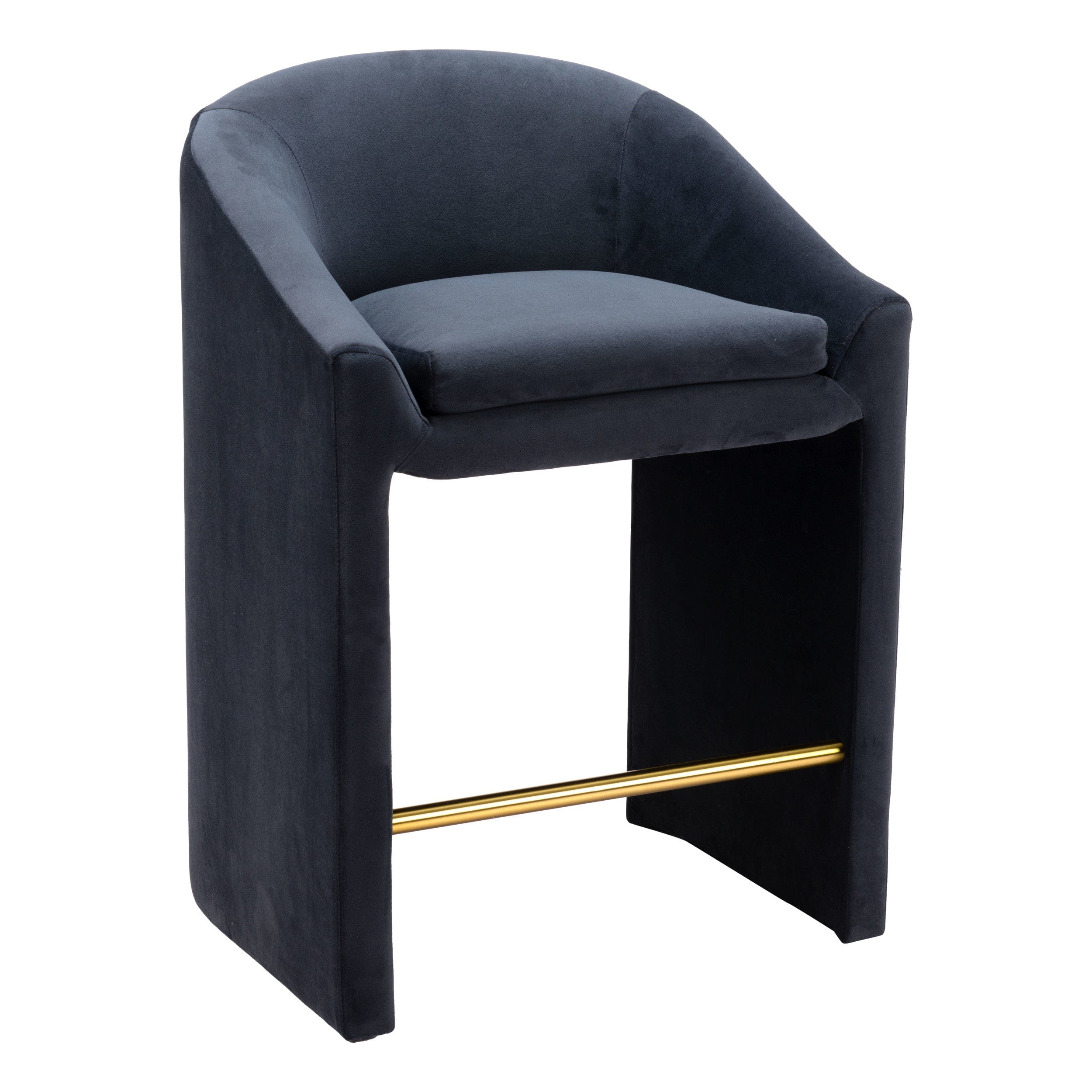 Emas Counter Stool, Midnight Gray