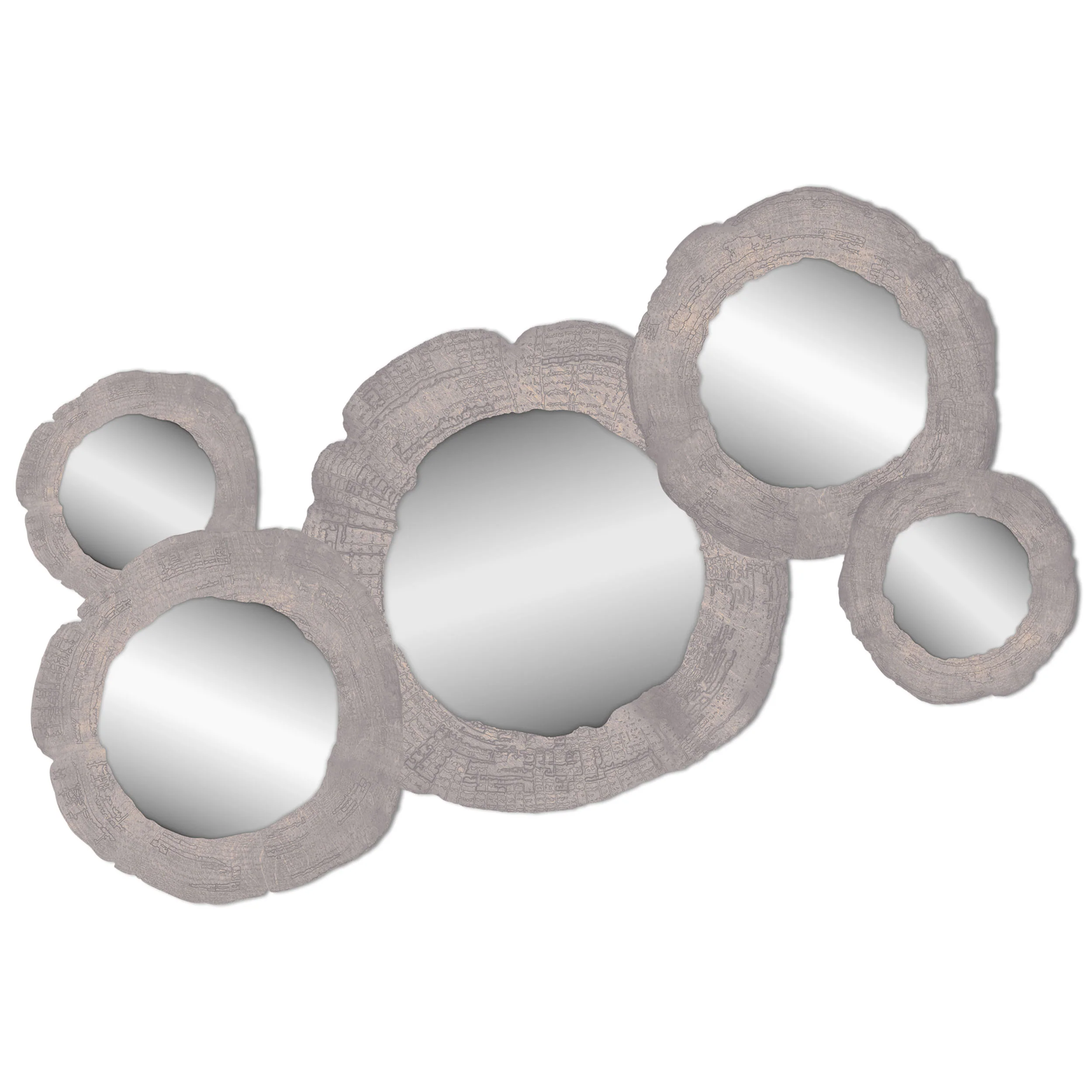 Embers of Growth VI, Grey, Set of 5