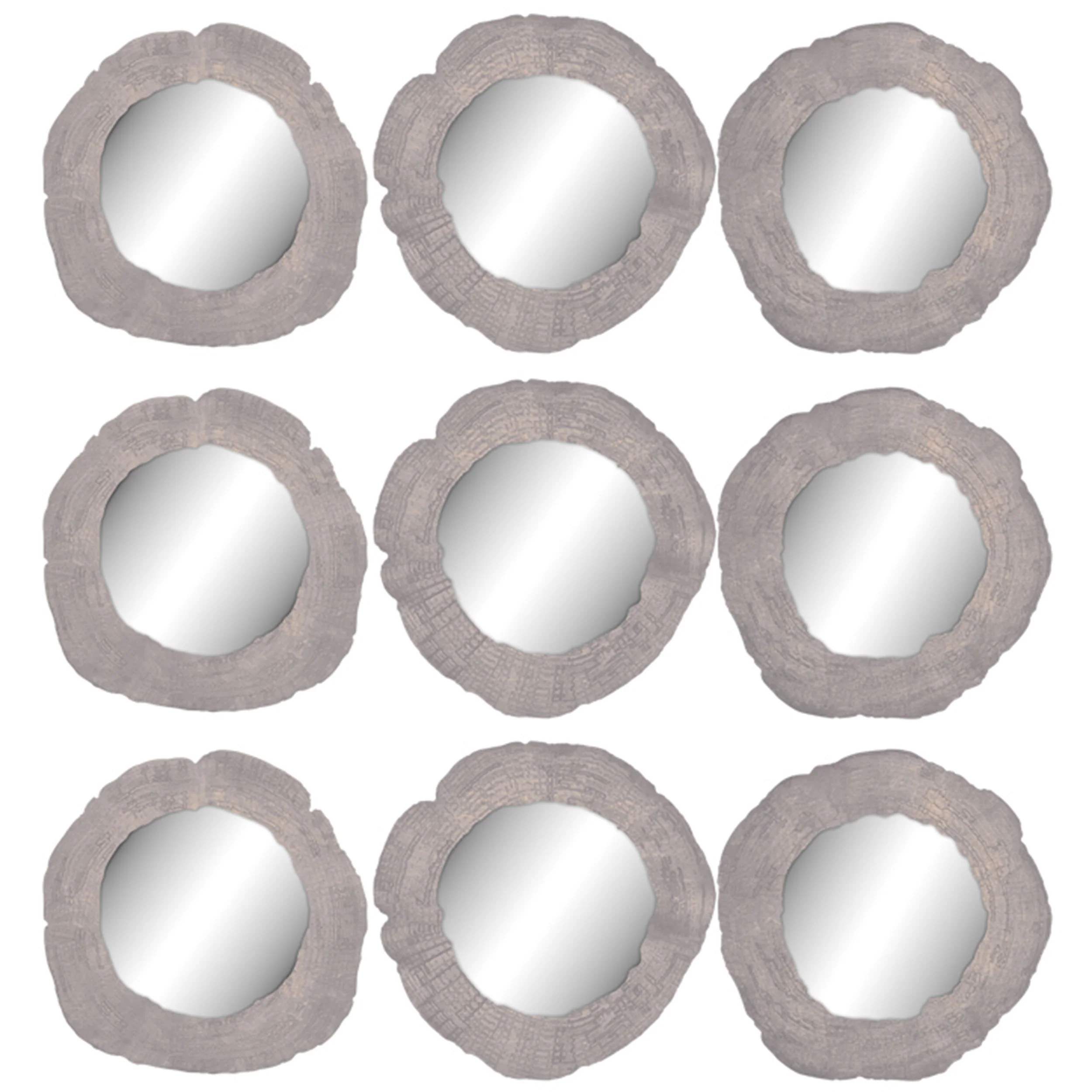 Embers of Growth VIII, Grey, Set of 9