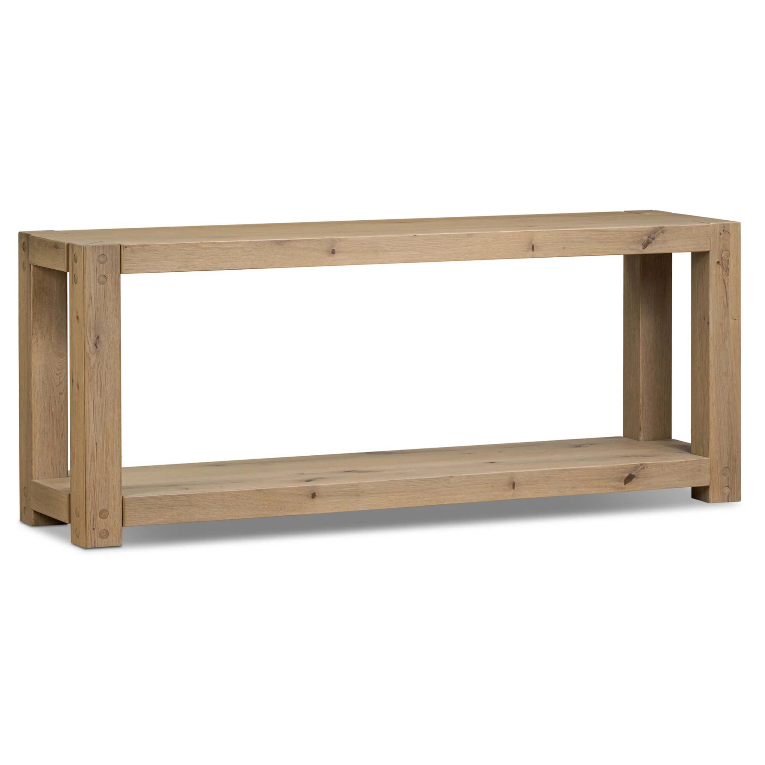 Emmer Console Table, Aged Smoked Oak by Four Hands
