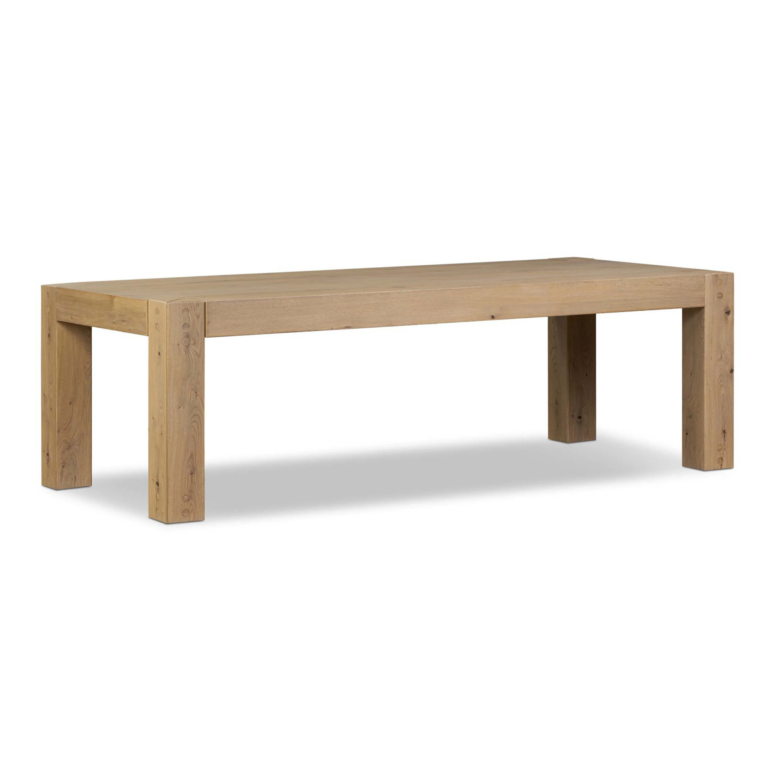 Emmer Dining Table, Aged Smoked Oak by Four Hands