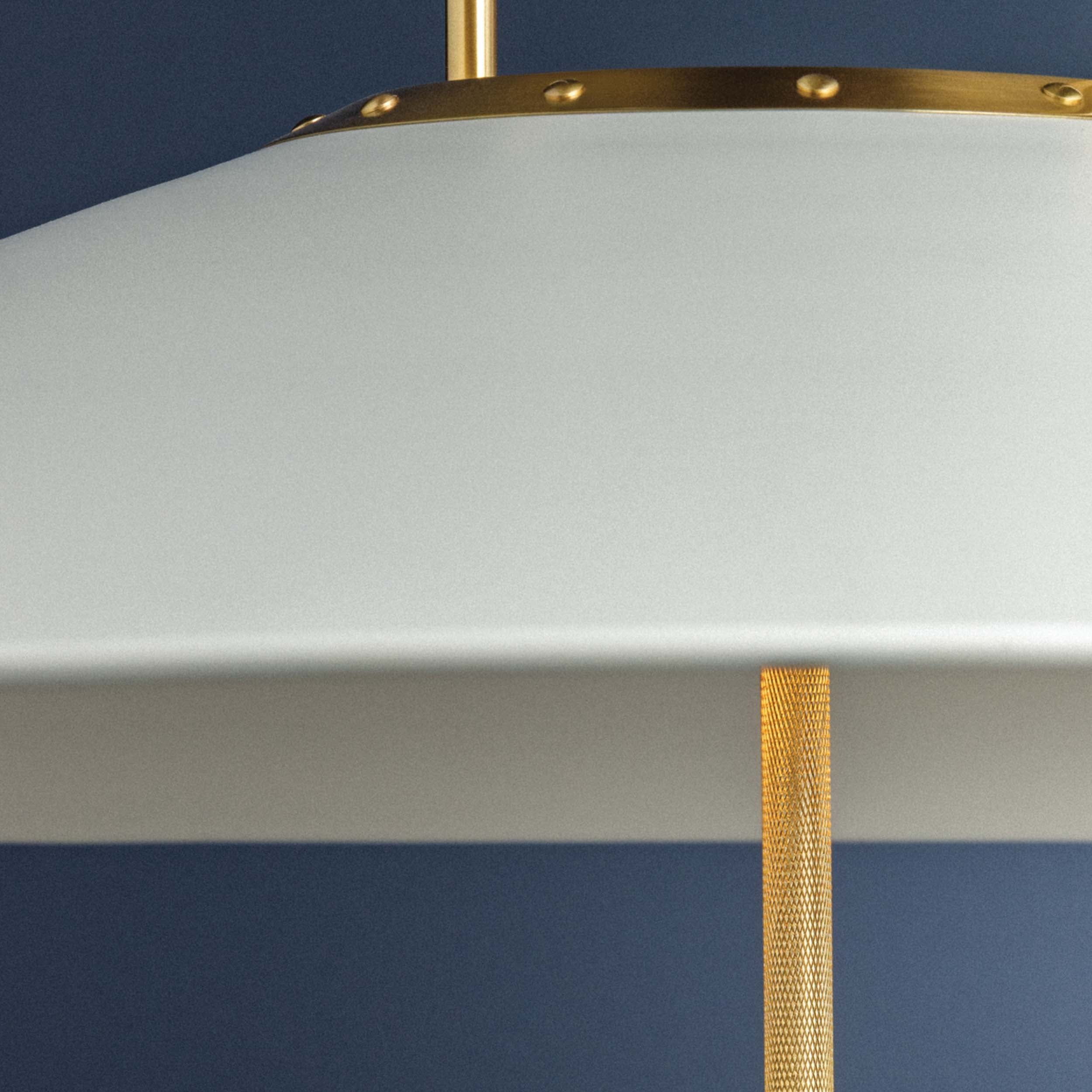 Emmons Pendant, Aged Brass/Soft White - Image 5