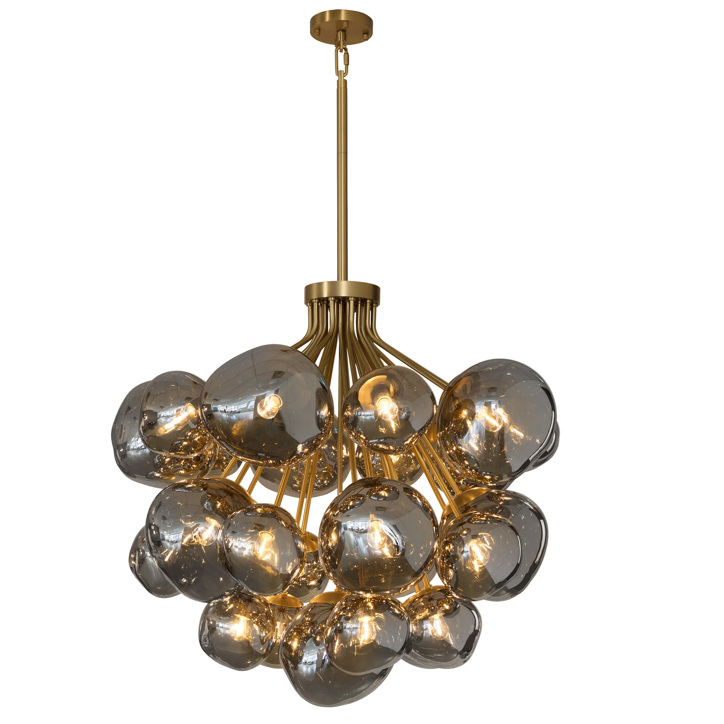 Dionis Chandelier, Round, Grey - Image 2