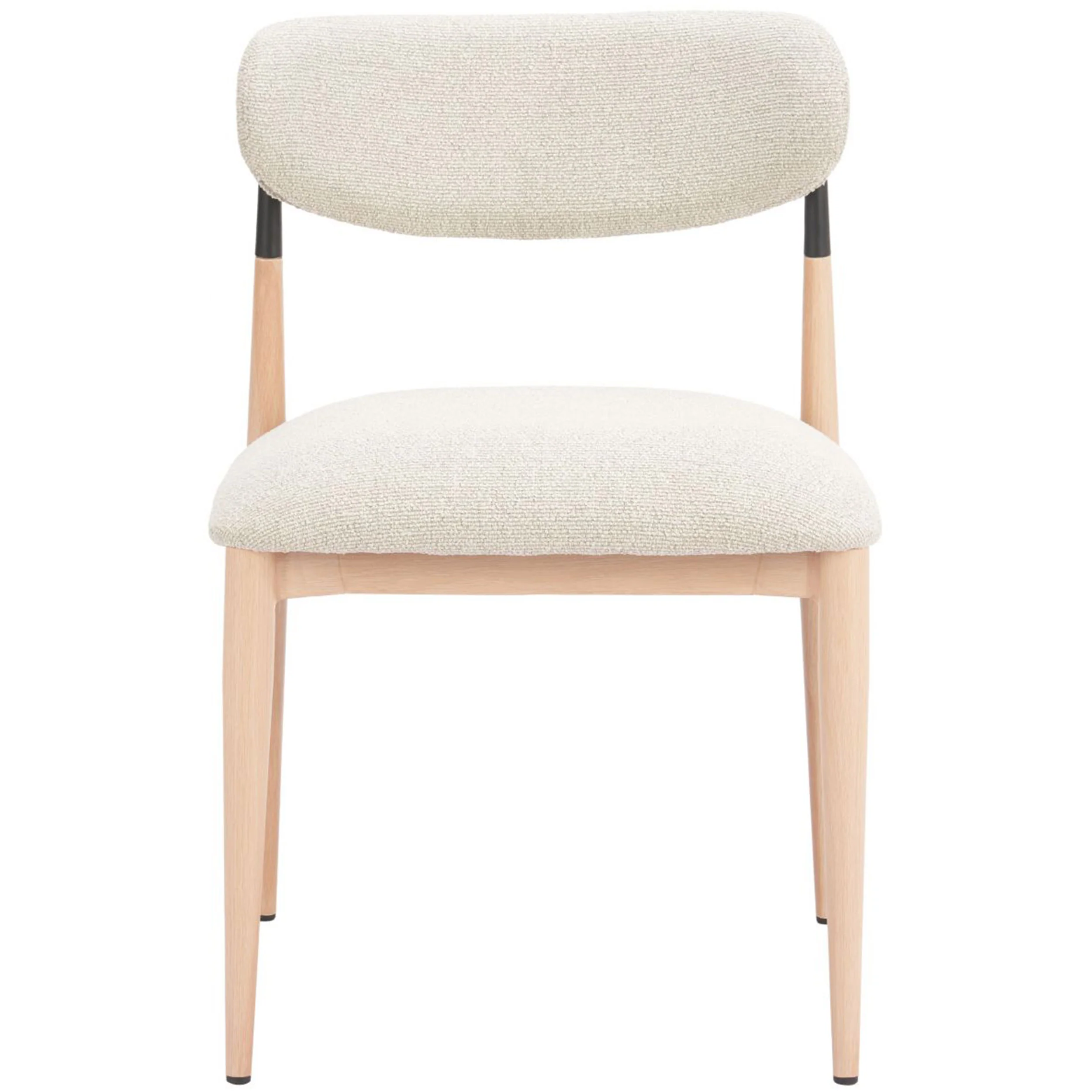 Equinox Armless Dining Chair, Oyster Gray, Set of 2 - Image 2