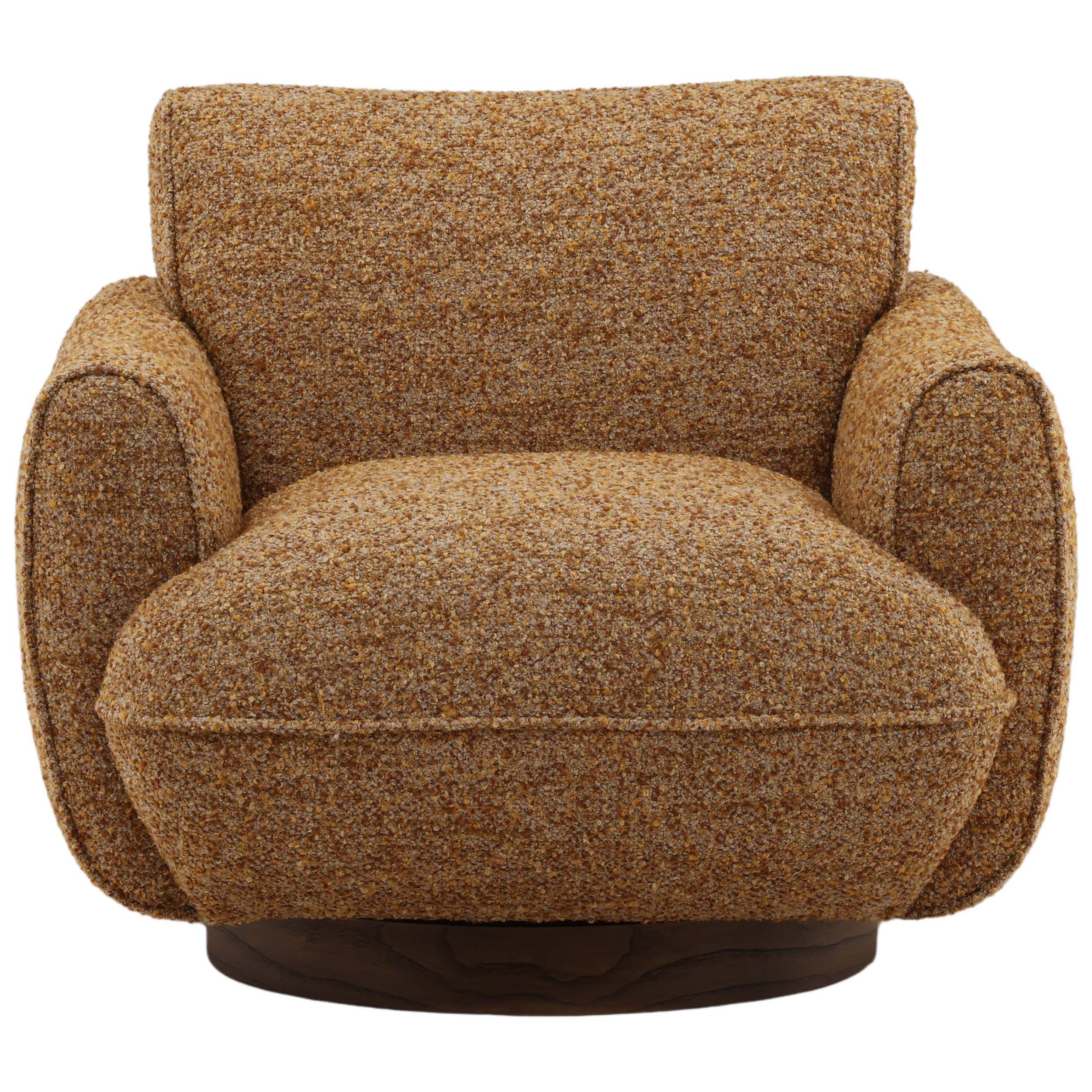 Ercilia Swivel Chair, Ginger - Image 2