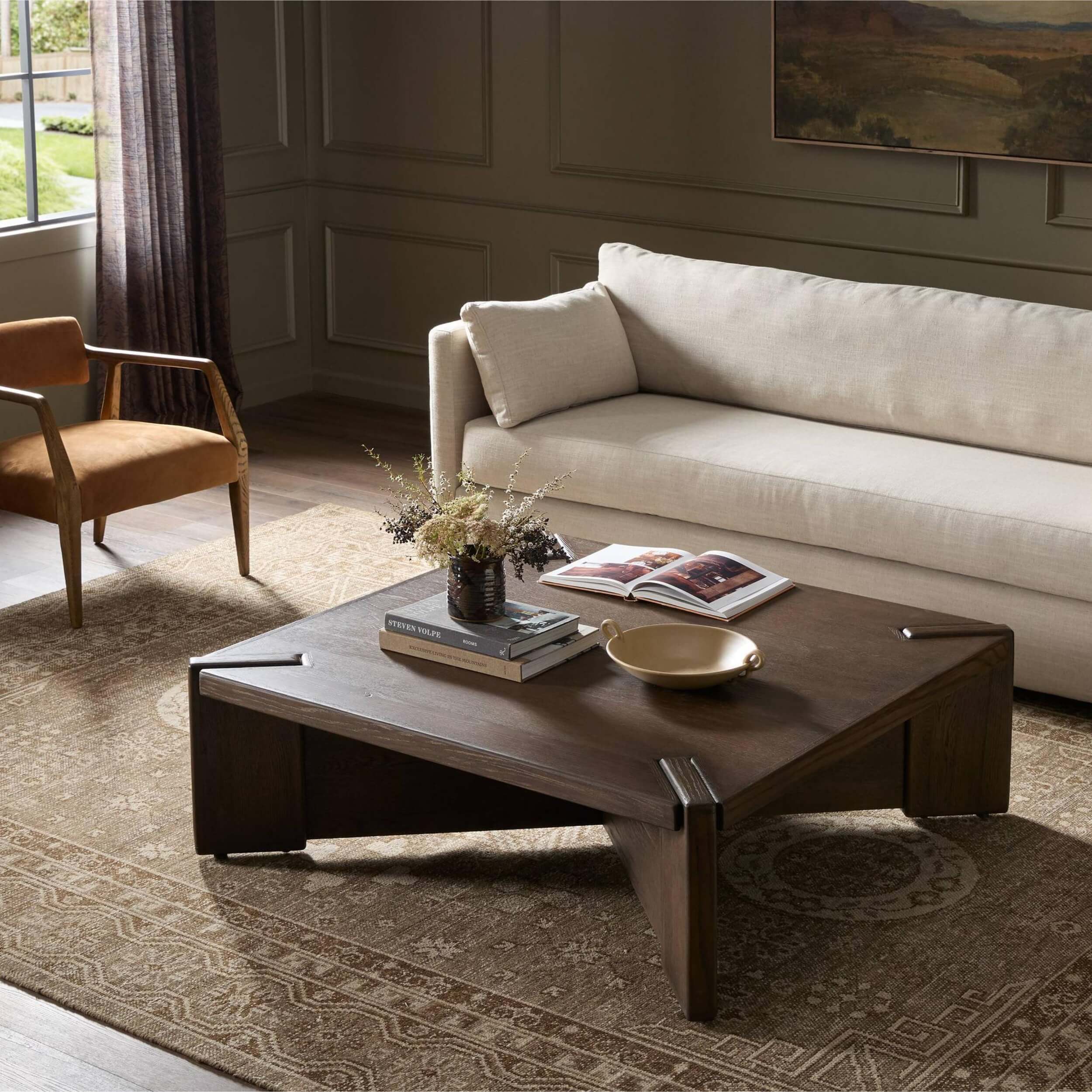 Ersa Coffee Table, Tobacco by Four Hands - Image 6