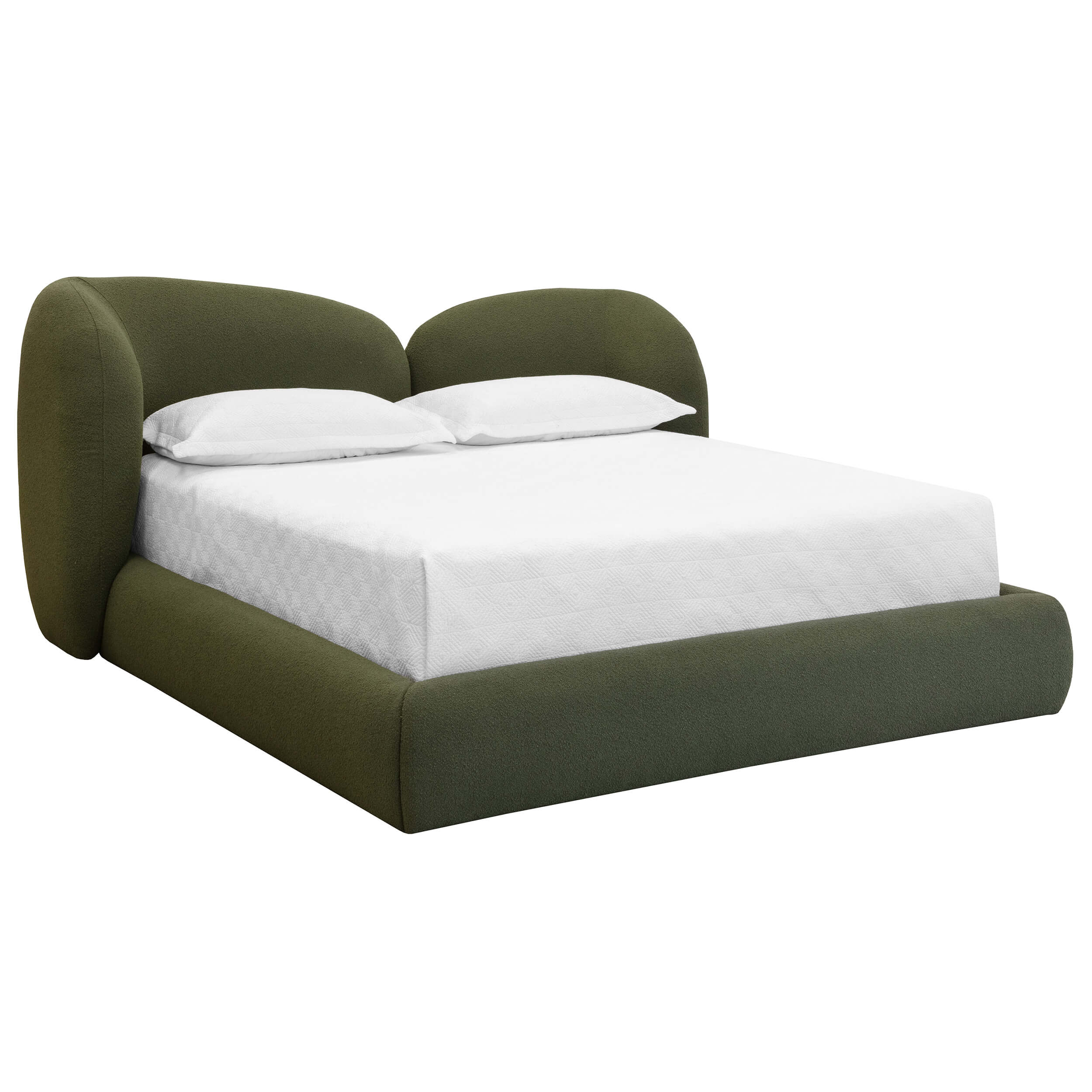 Esme King Bed, Copenhagen Olive