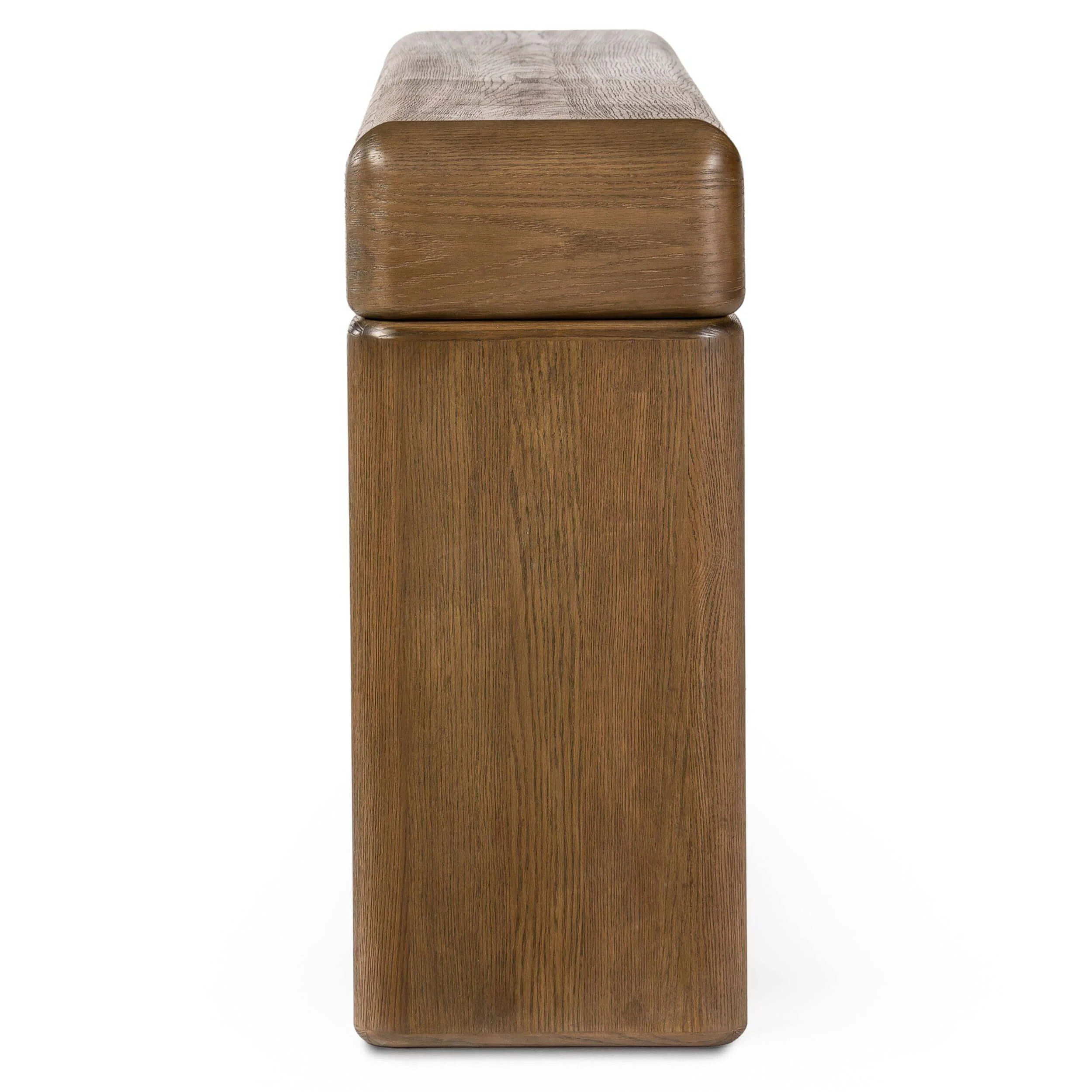 Eva Console Table, Drifted Oak by Four Hands - Image 9