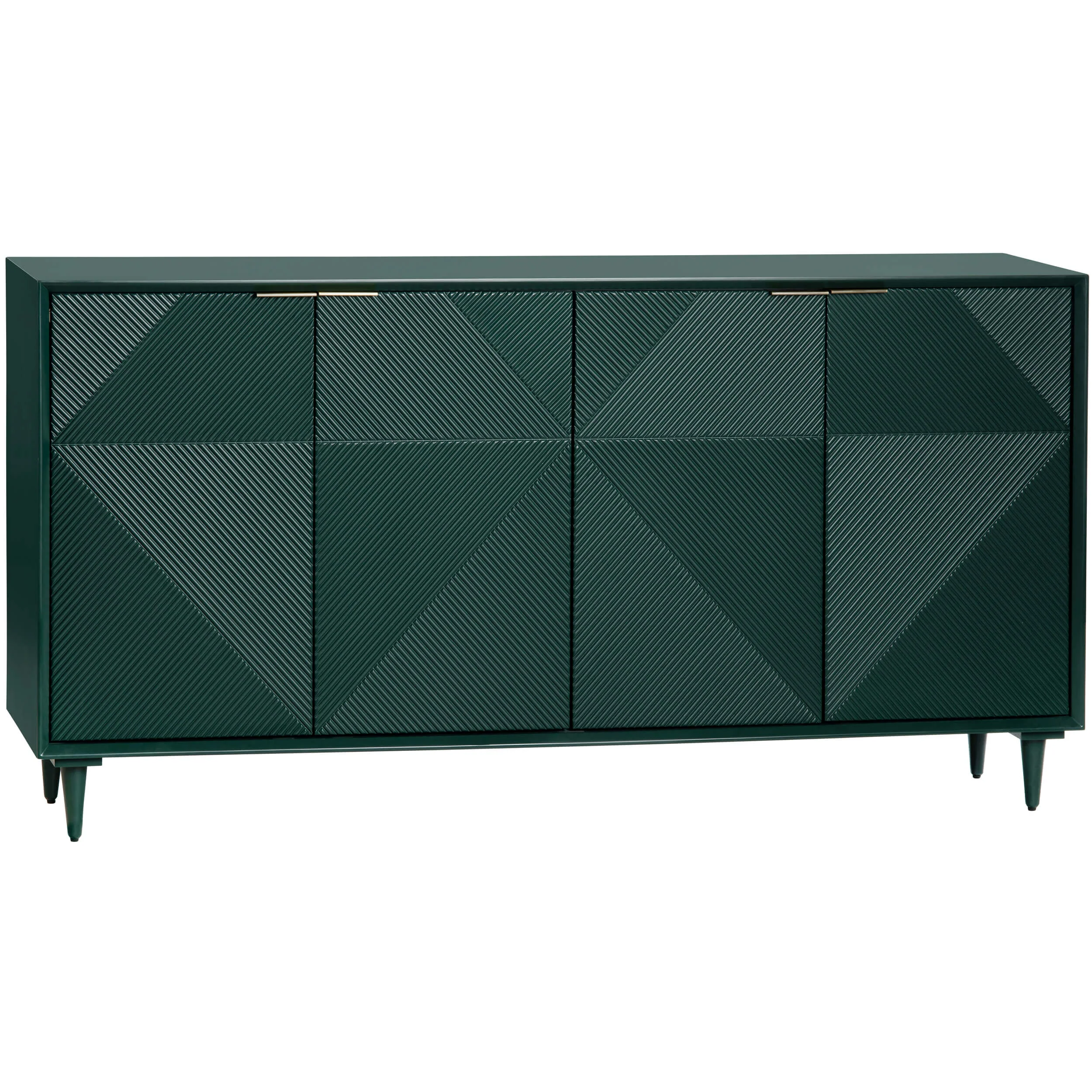 Evergreen 4 Door Sideboard, Green