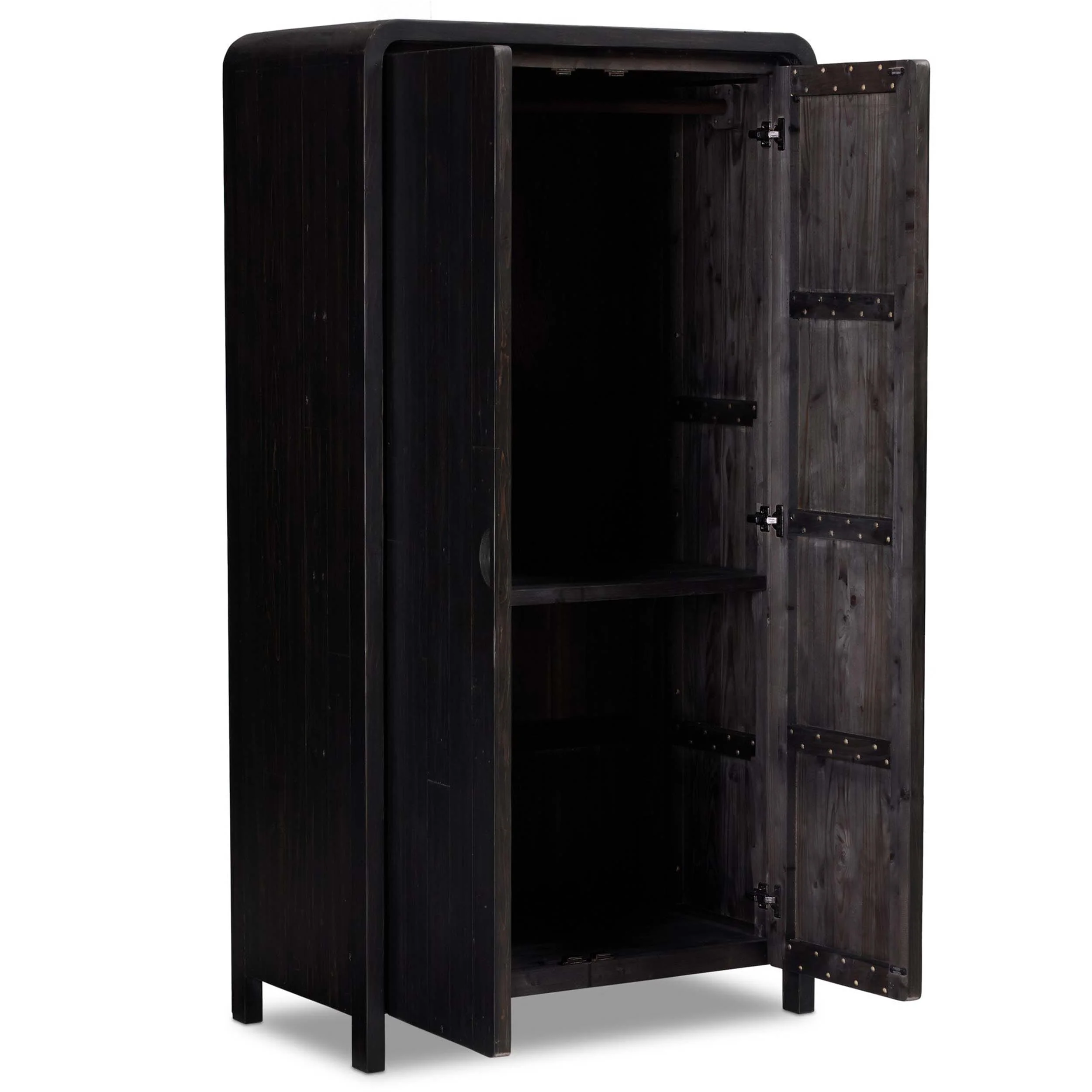Everson Cabinet, Black by Four Hands - Image 3