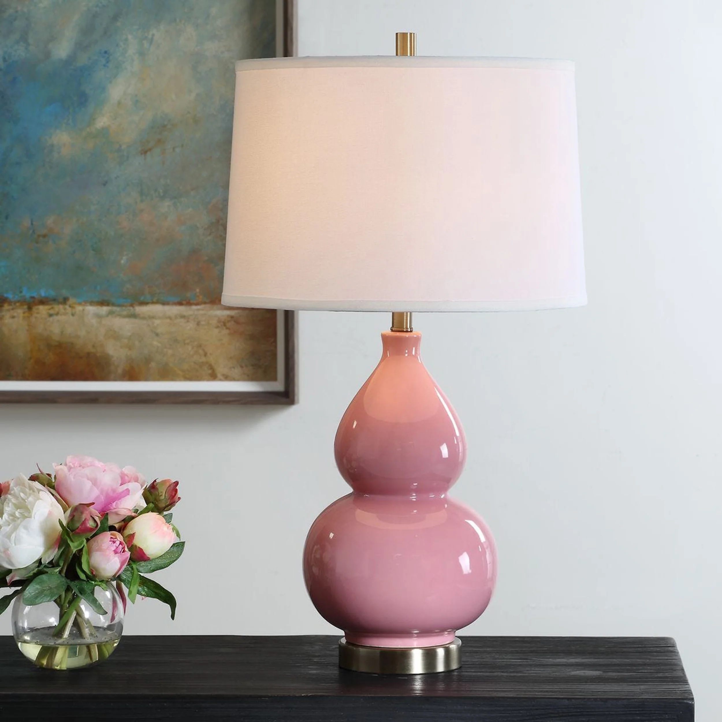 Evie Table Lamp, Bubblegum Pink - Image 5