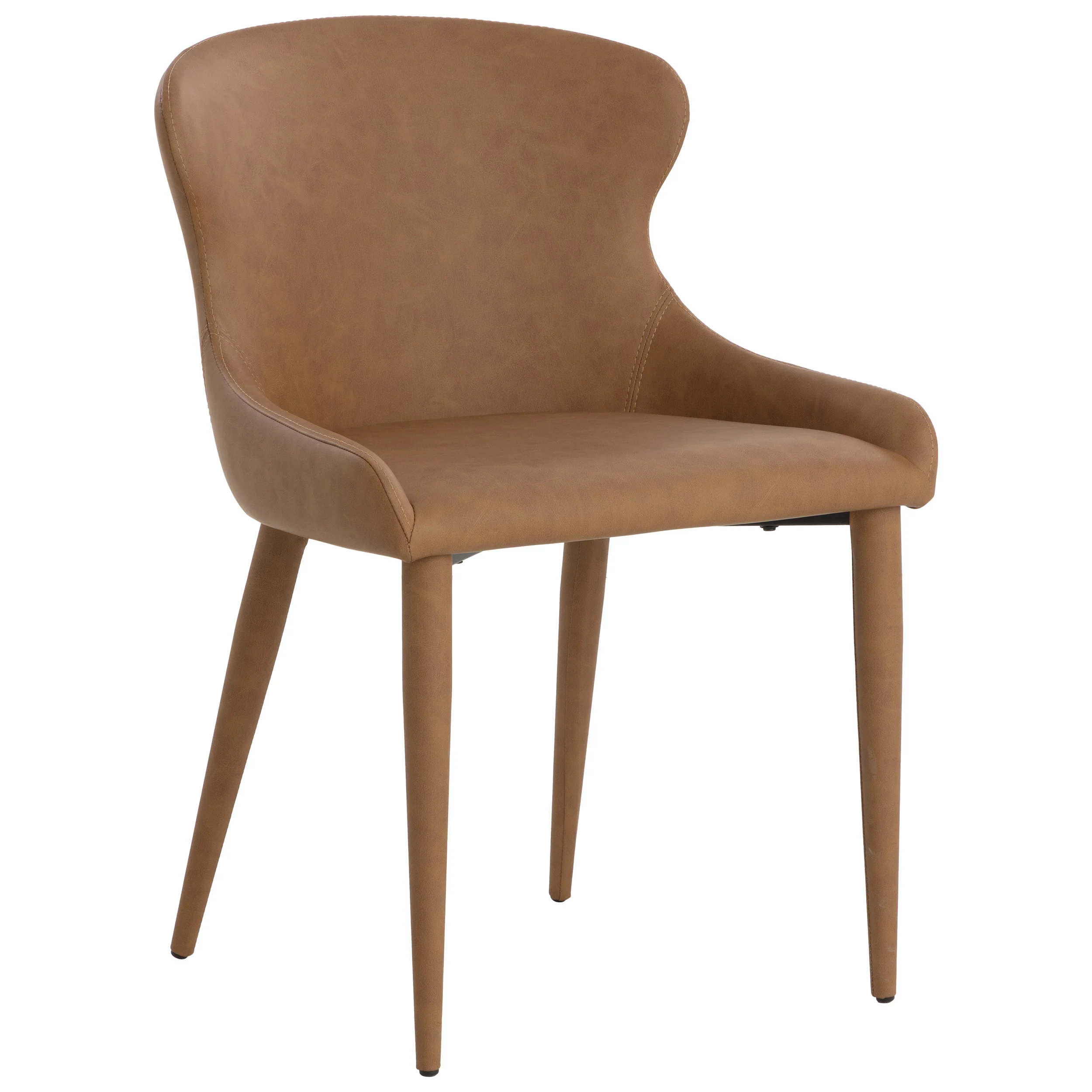 Evora Dining Chair, Miliken Cognac
