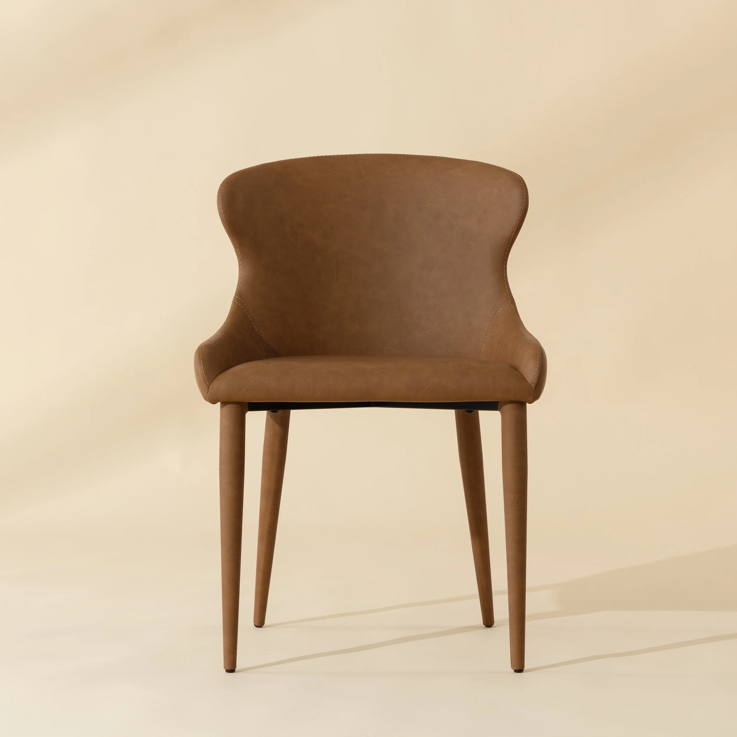 Evora Dining Chair, Miliken Cognac - Image 5