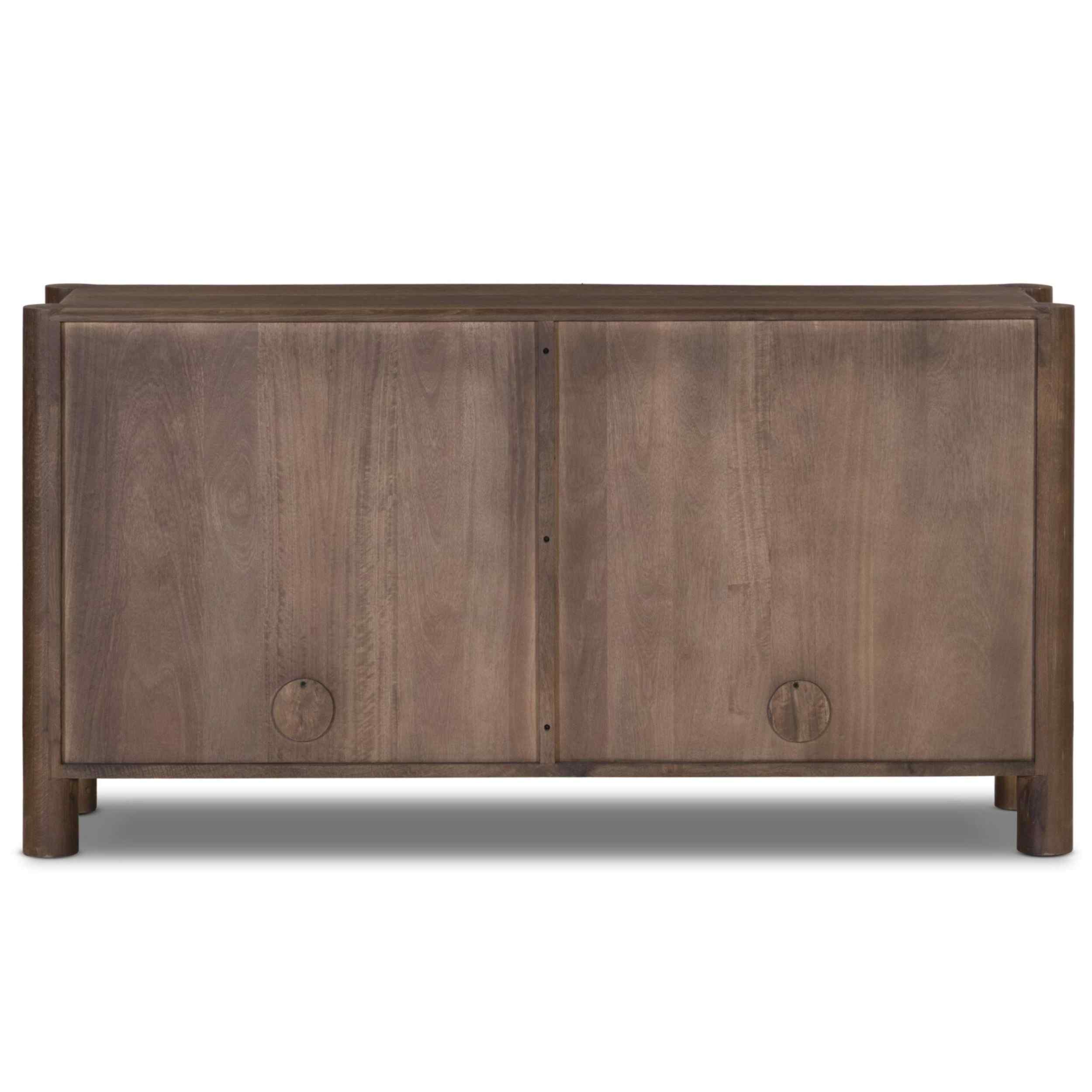 Ezri 4 Door Sideboard, Cocoa Oak by Four Hands - Image 4