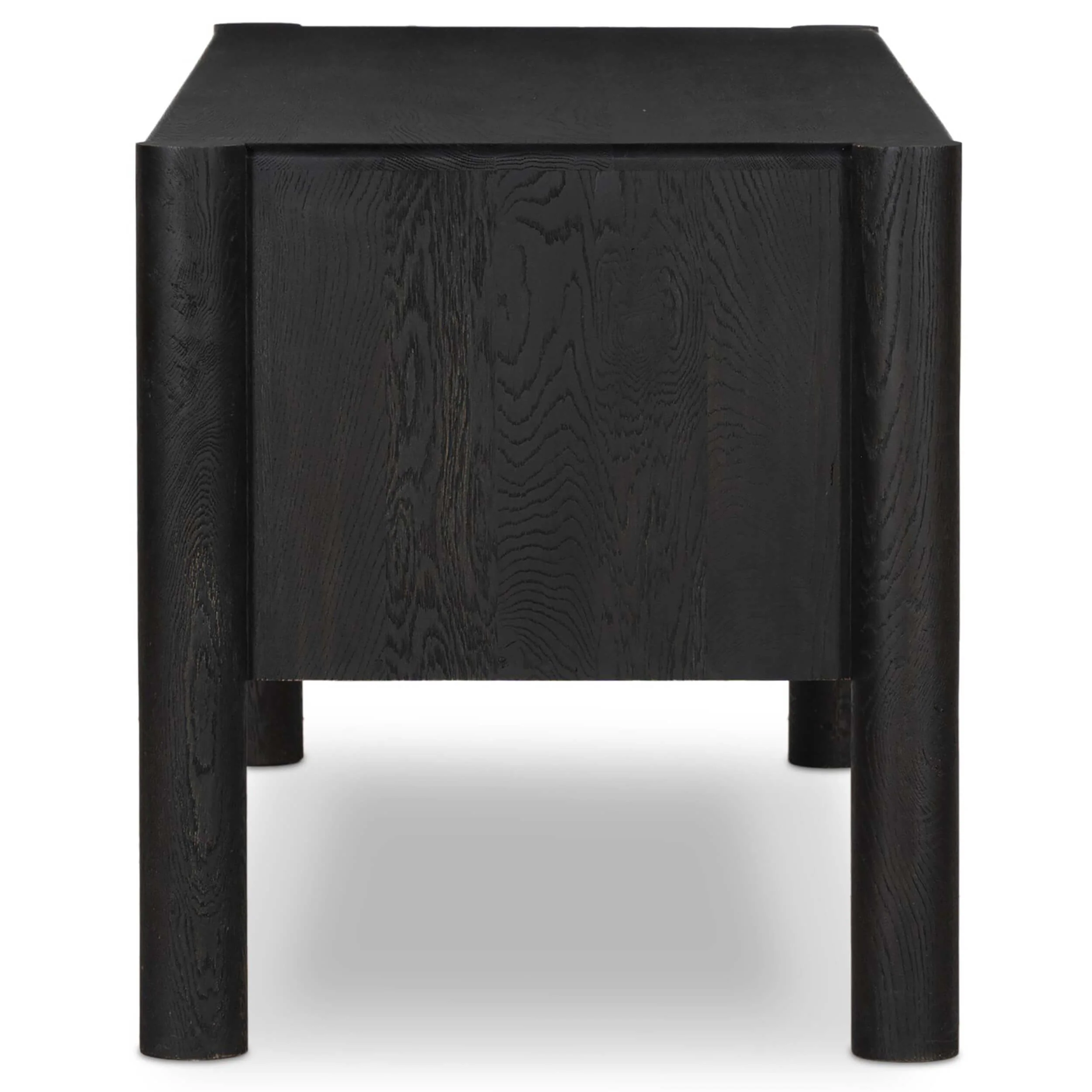 Ezri Desk, Carved Black by Four Hands - Image 3