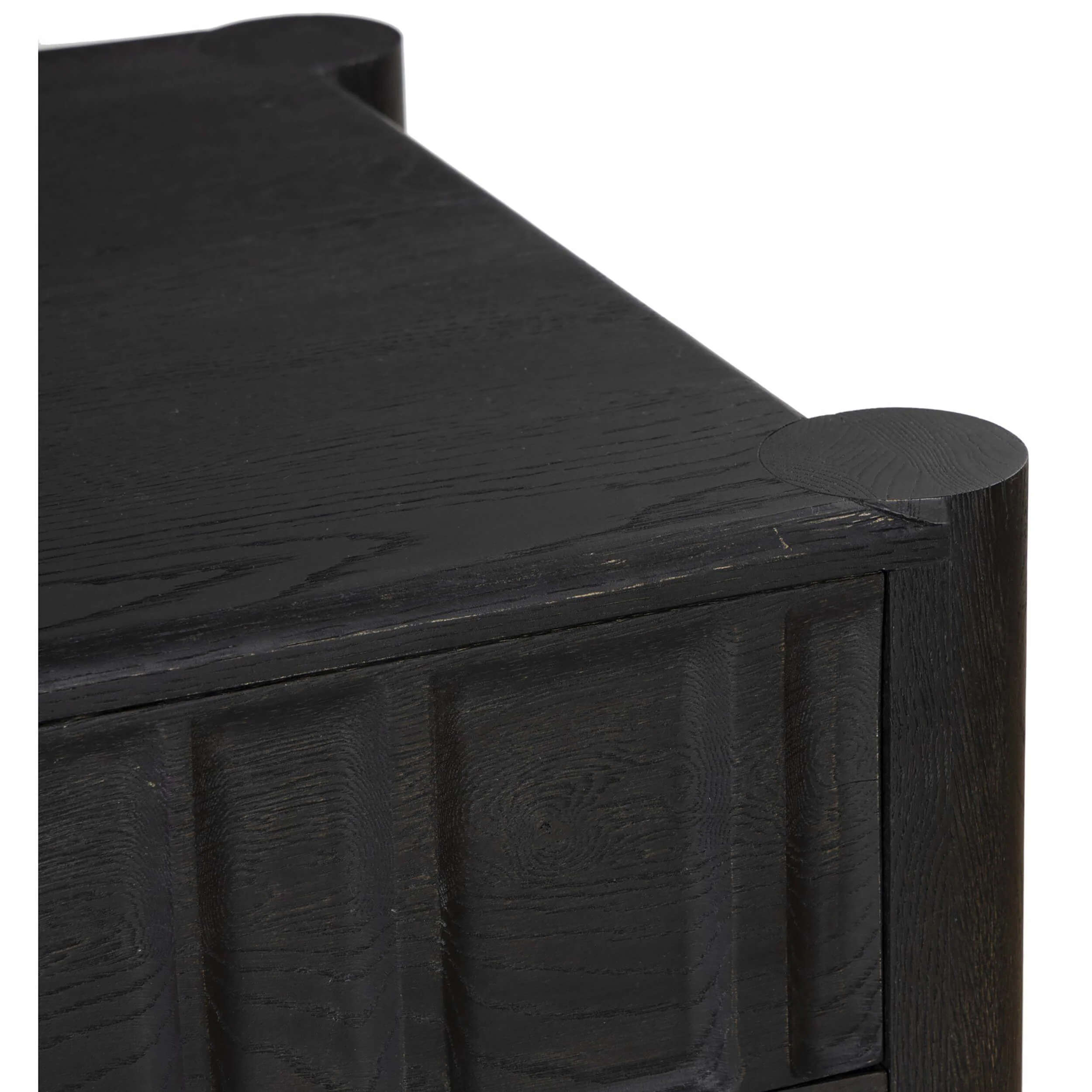 Ezri Desk, Carved Black by Four Hands - Image 5