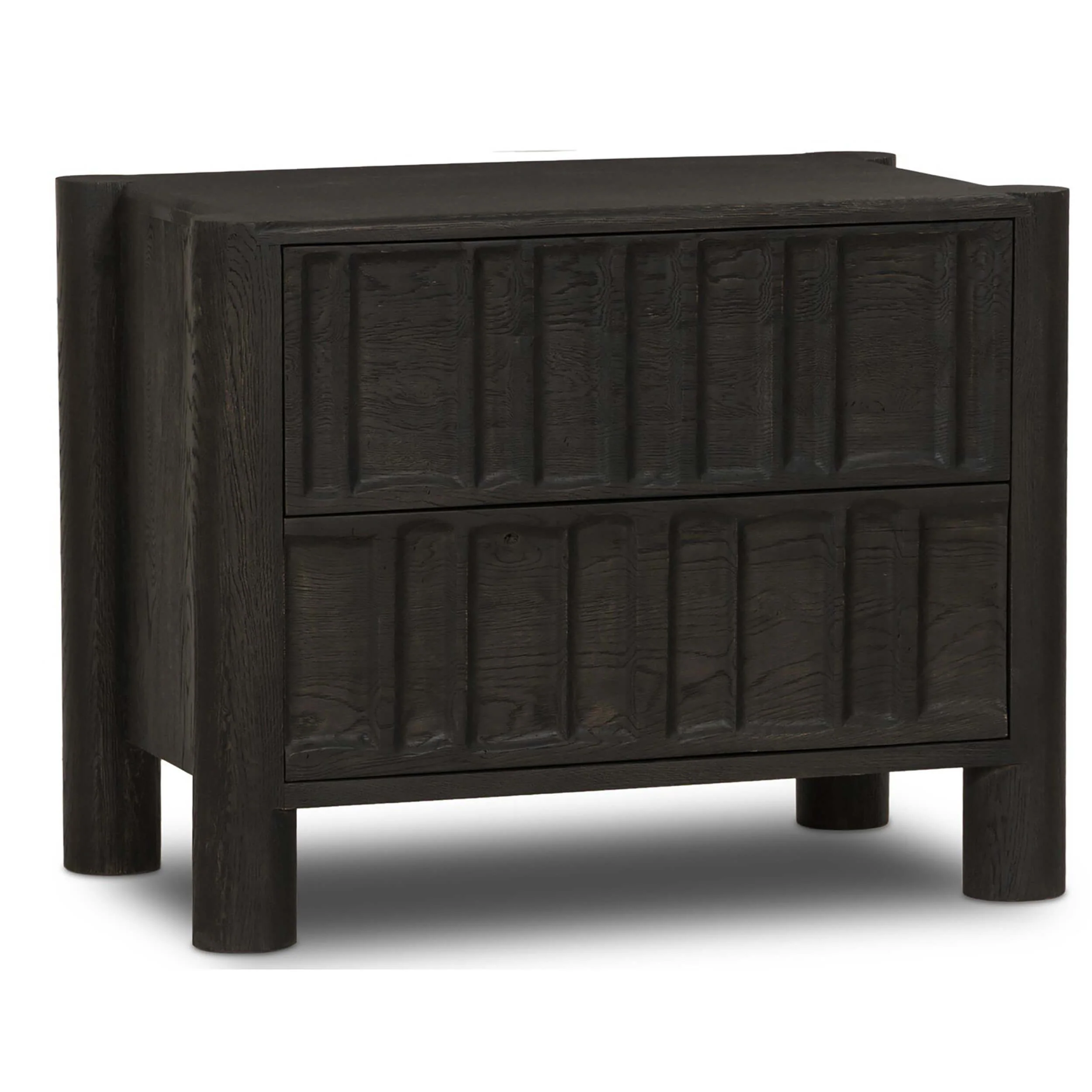 Ezri Nightstand, Black by Four Hands