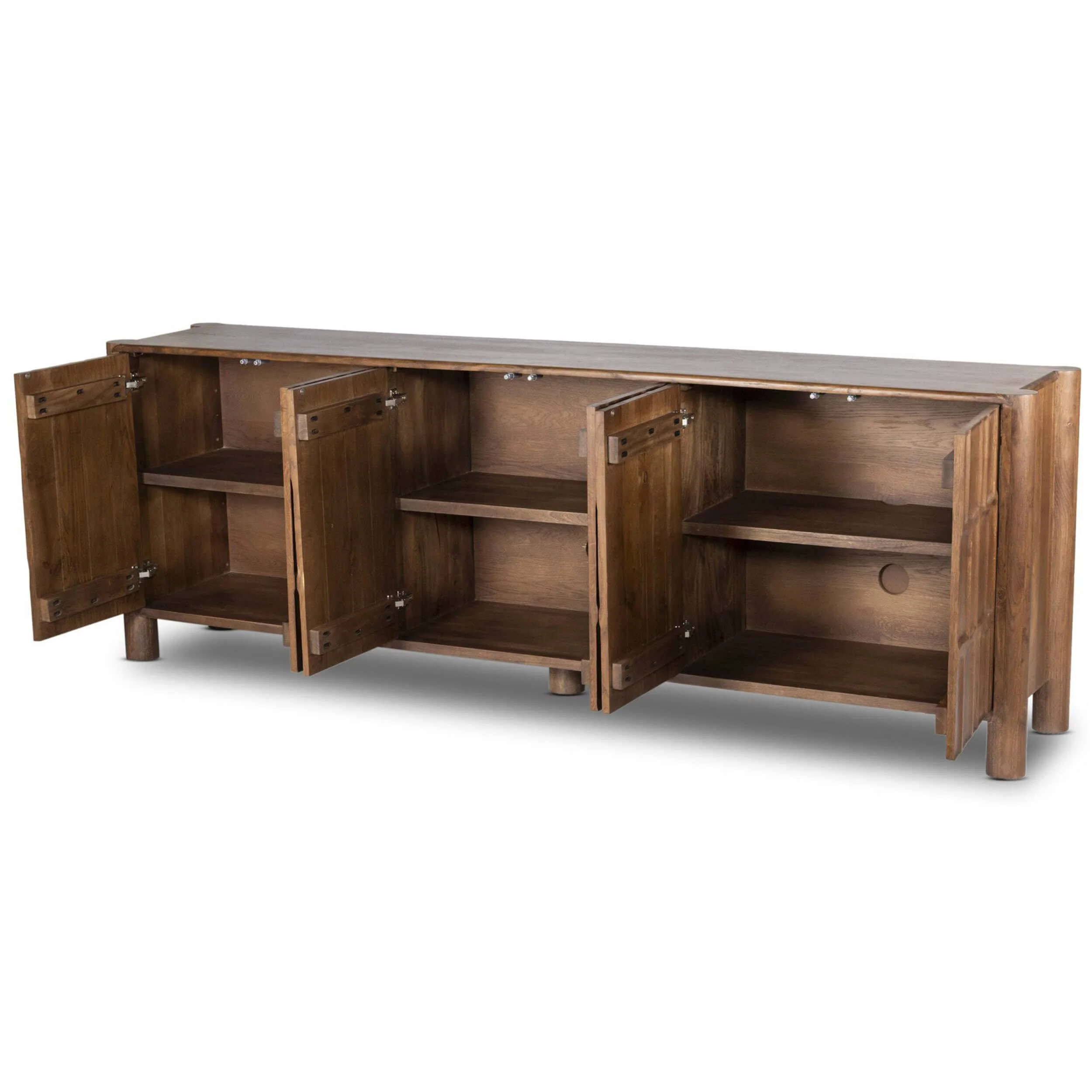 Ezri 6 Door Sideboard, Cocoa by Four Hands - Image 5