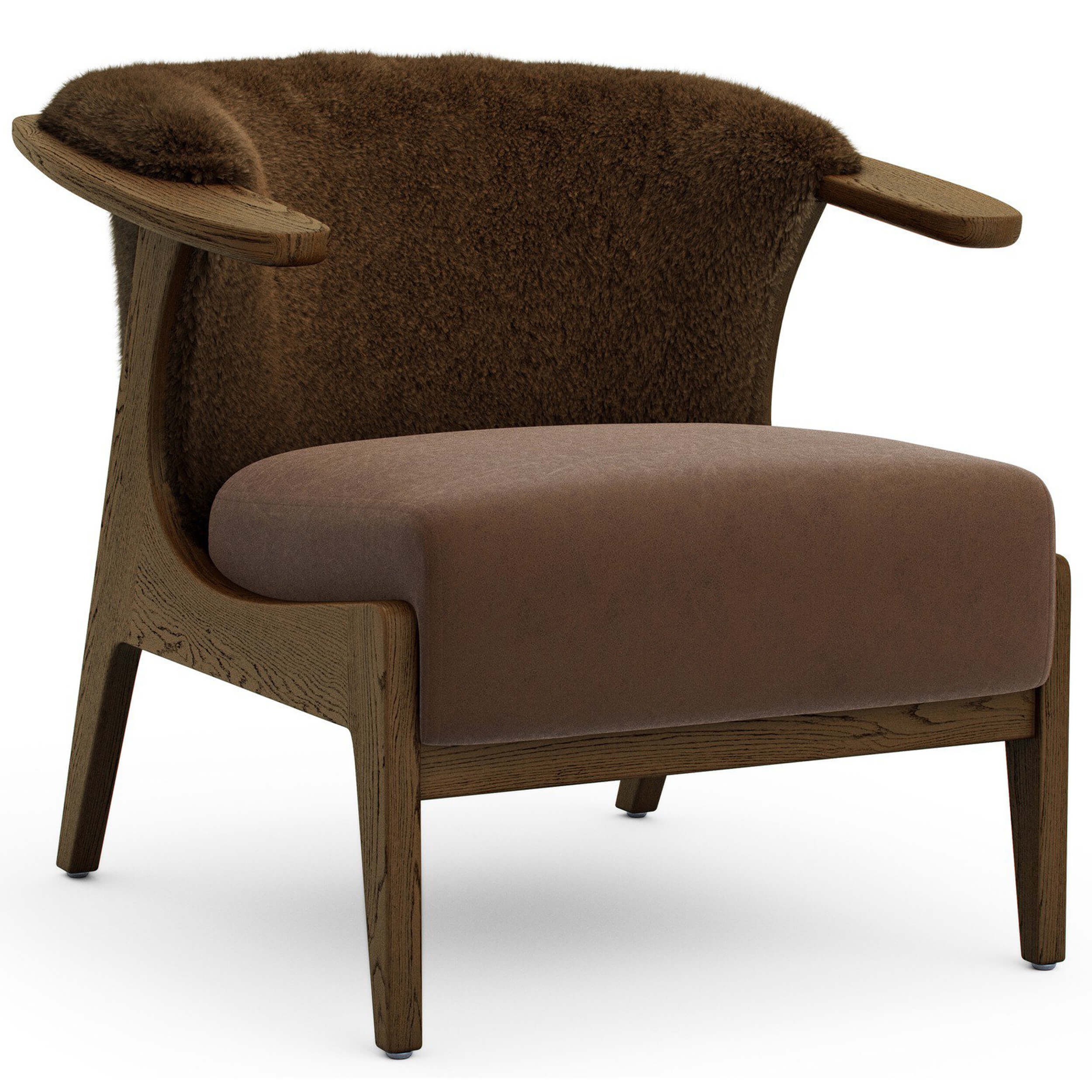 Fabian Leather Chair, Maestro Cigar by Four Hands