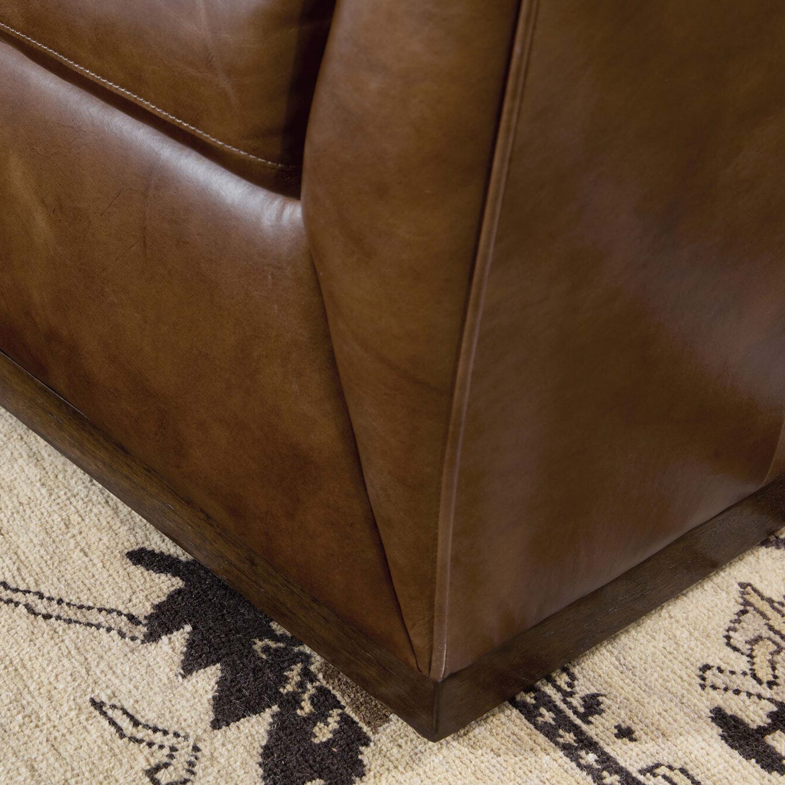 Fairfax Leather Sofa, Hazlenut - Image 5