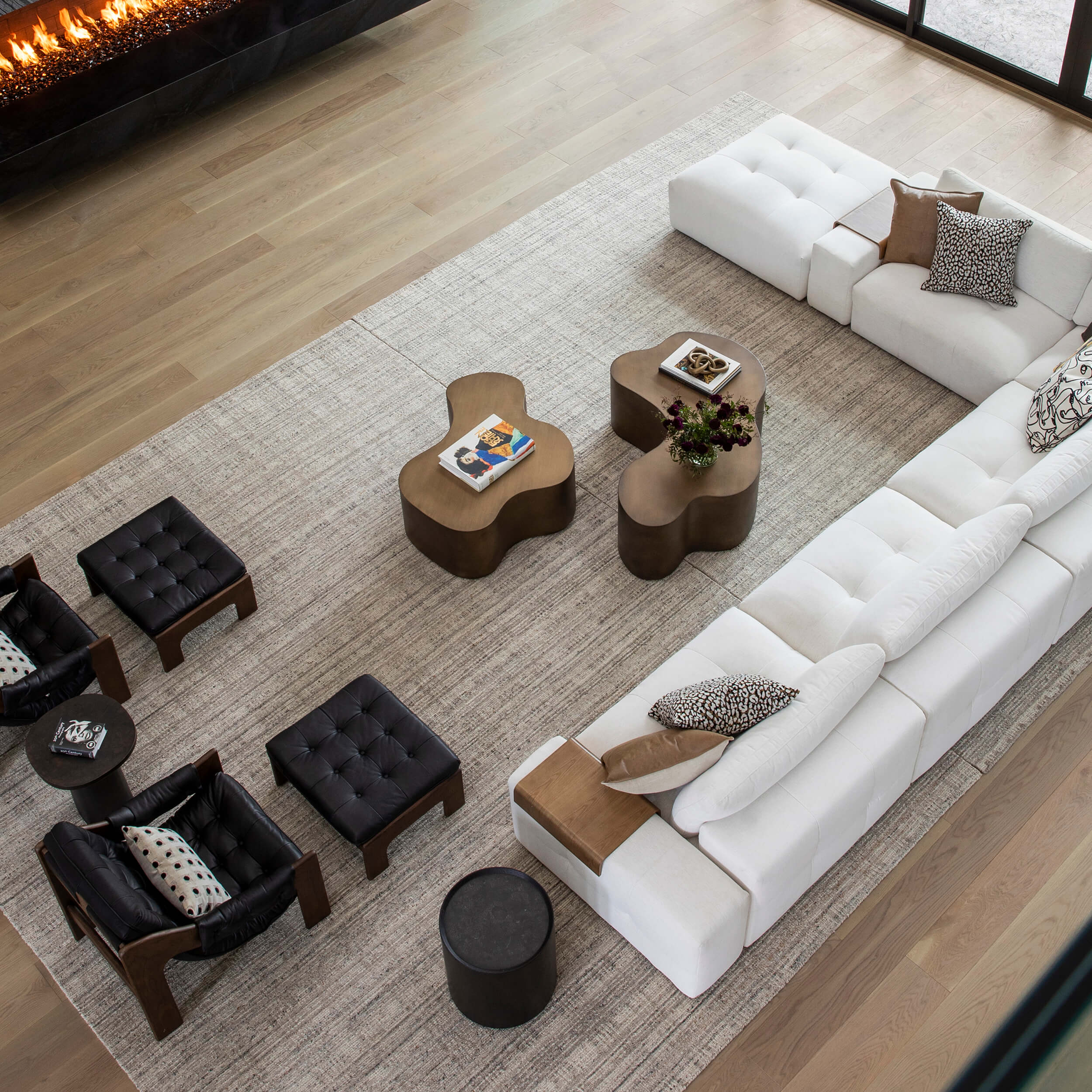 Farley 6 Piece Modular Sectional, Nomad Snow - Image 5