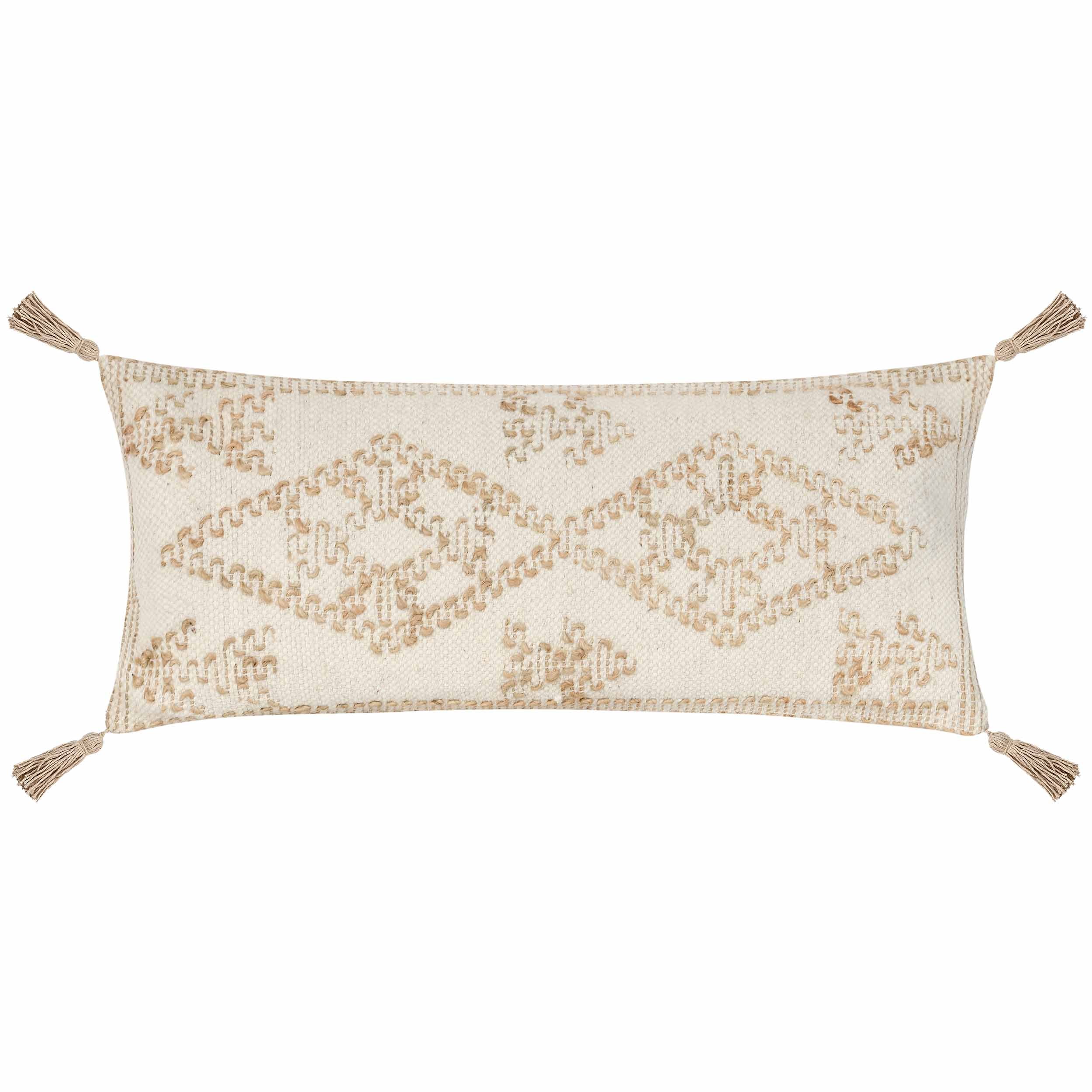 Farm Lumbar Pillow, Ivory/Natural