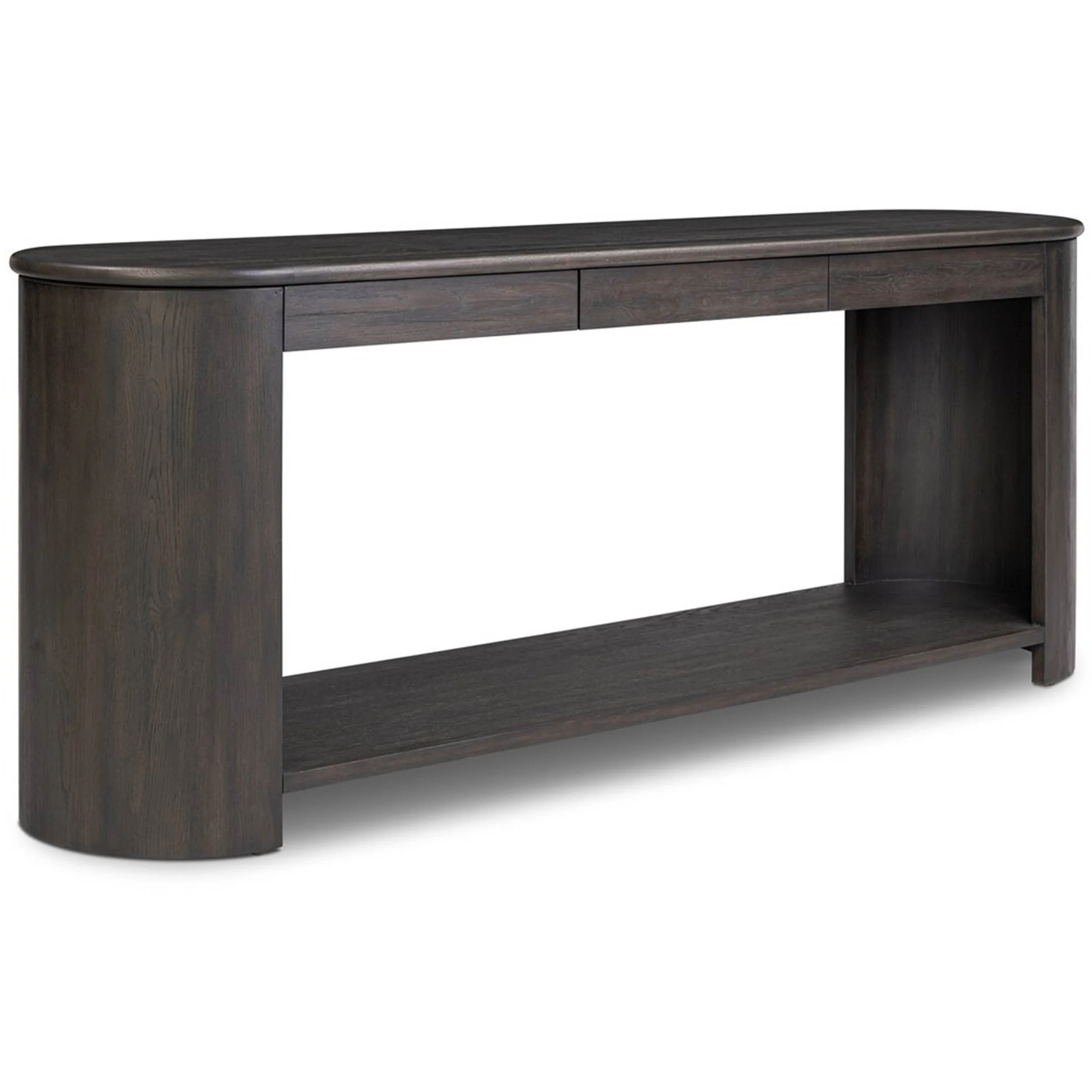 Farrow Console Table, Smoked Black by Four Hands