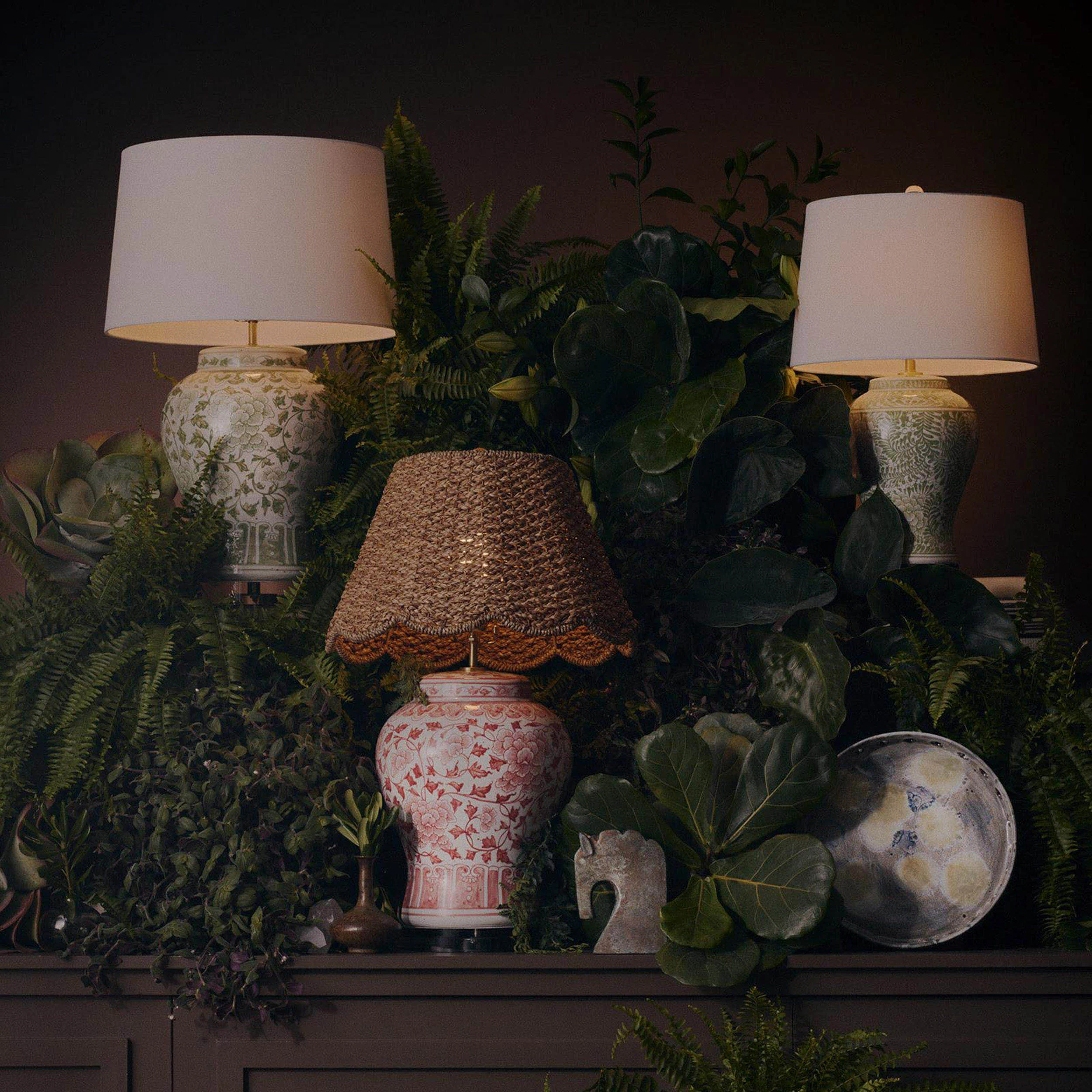 Faye Table Lamp, Green - Image 3