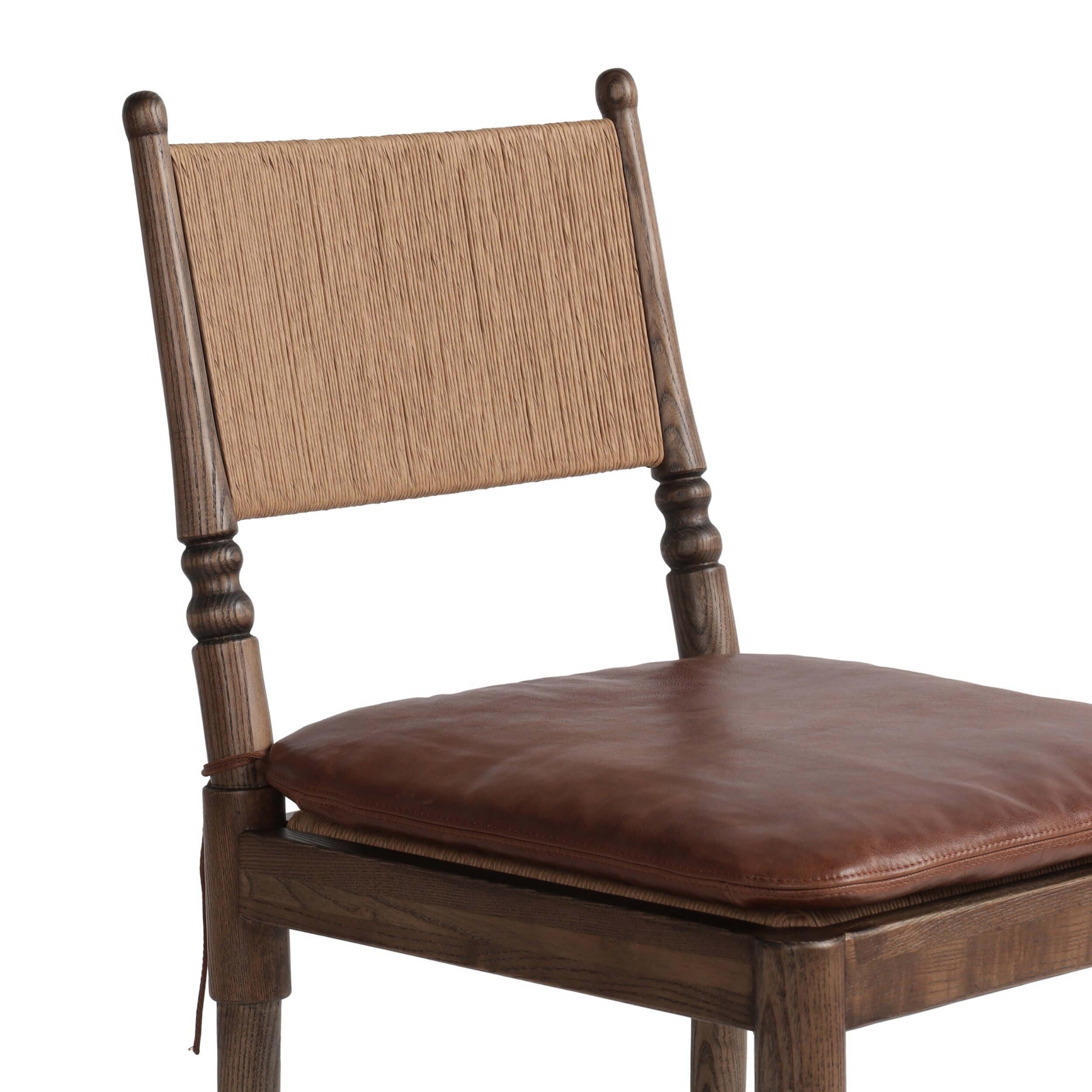 Fayth Bar & Counter Stool, Dulane Mahogany/Antique Walnut by Amber Lewis x Four Hands - Image 4
