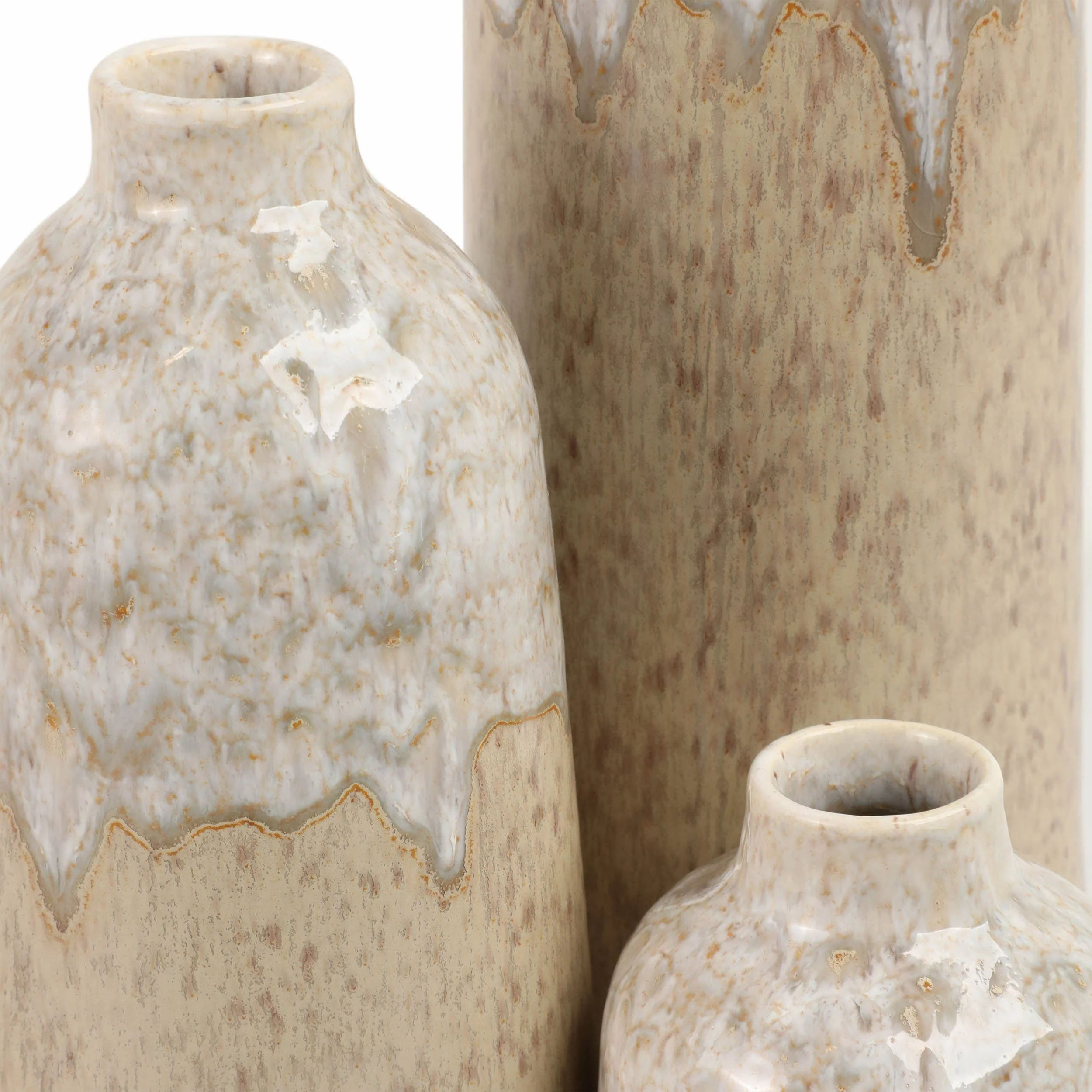 Febres Bottles, Beige, Set of 3 - Image 2