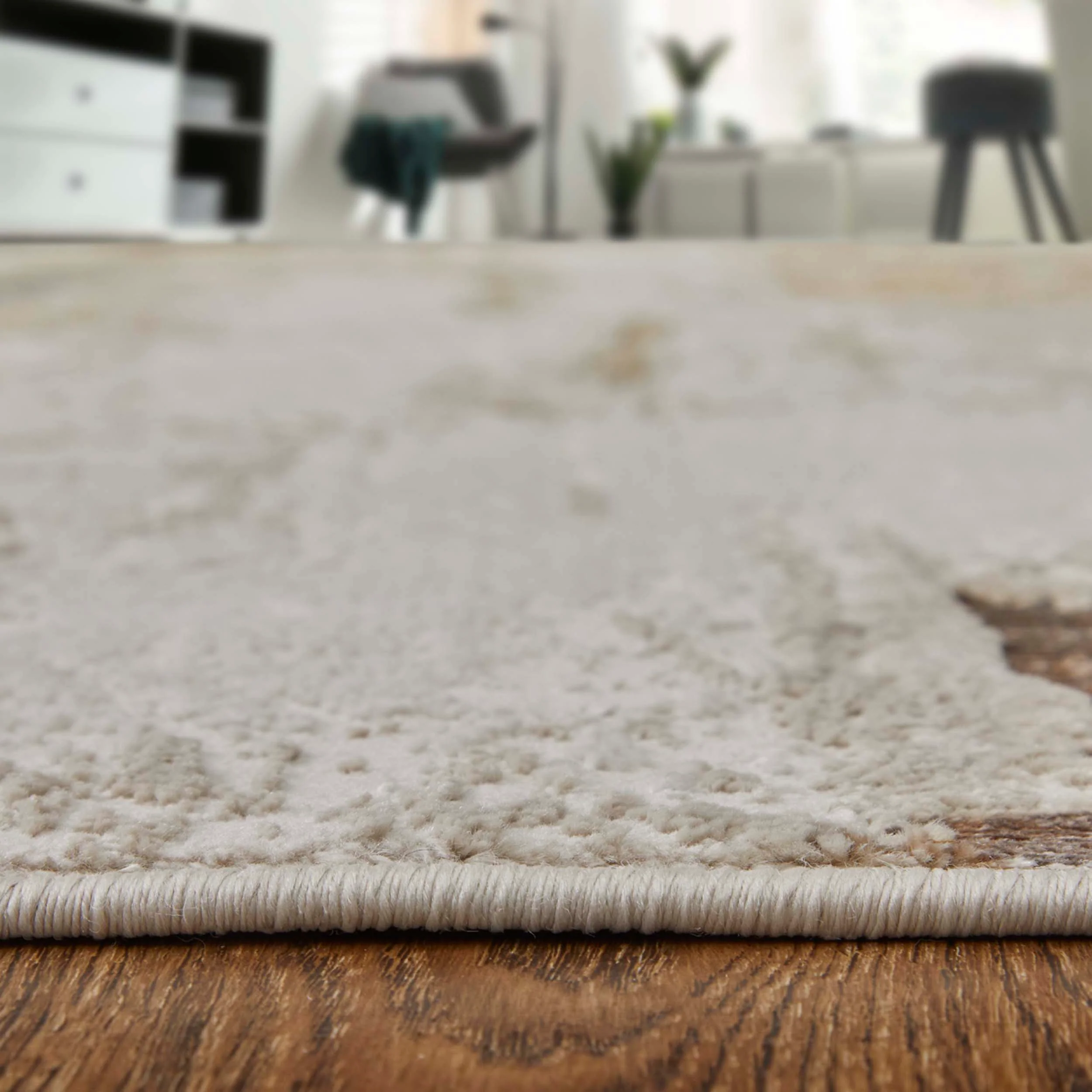 Feizy Rug Aura 39LMF, Gold/Ivory - Image 4