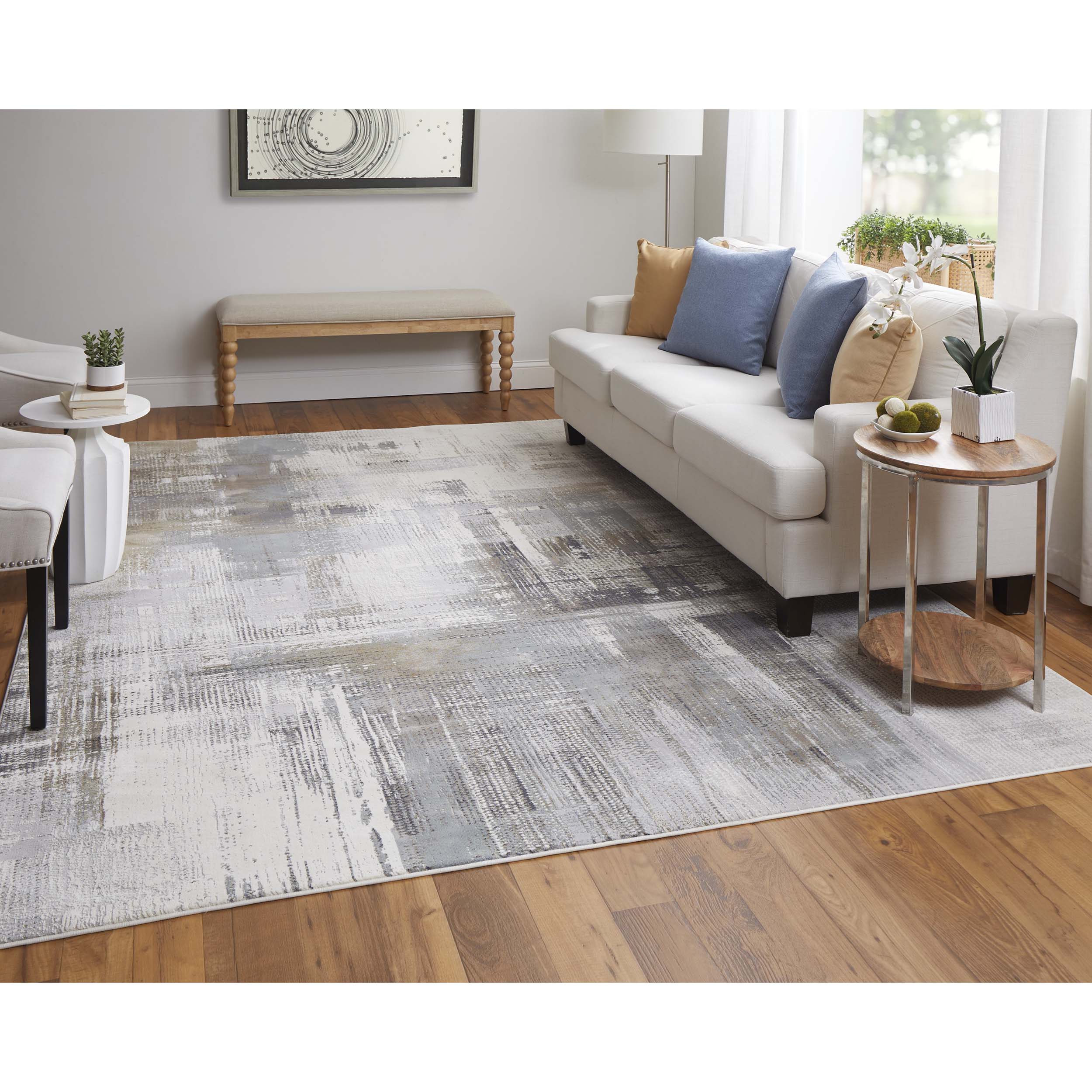 Feizy Rug Clio 39LWF, Ivory/Multi - Image 4