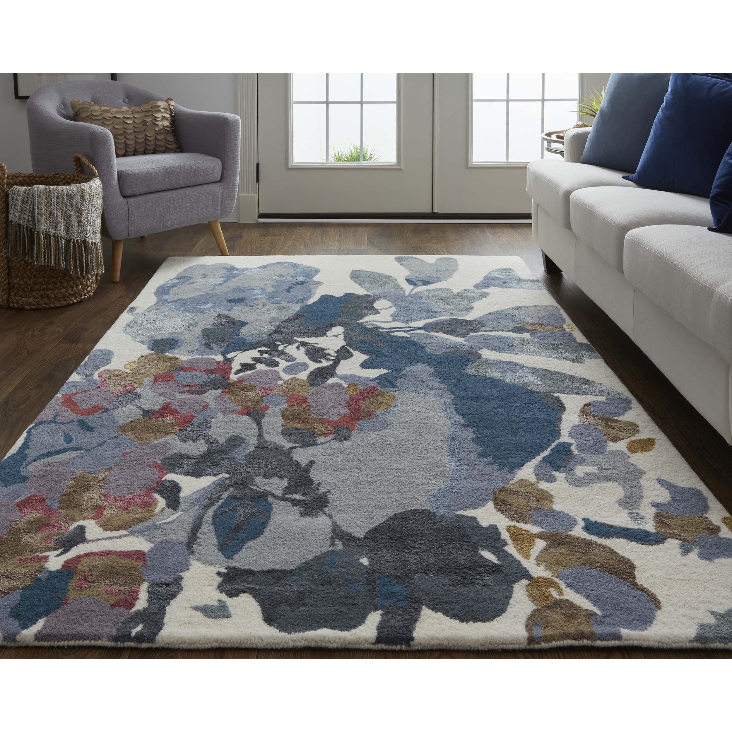 Feizy Rug Dafney 8869F, Blue/Multi - Image 4