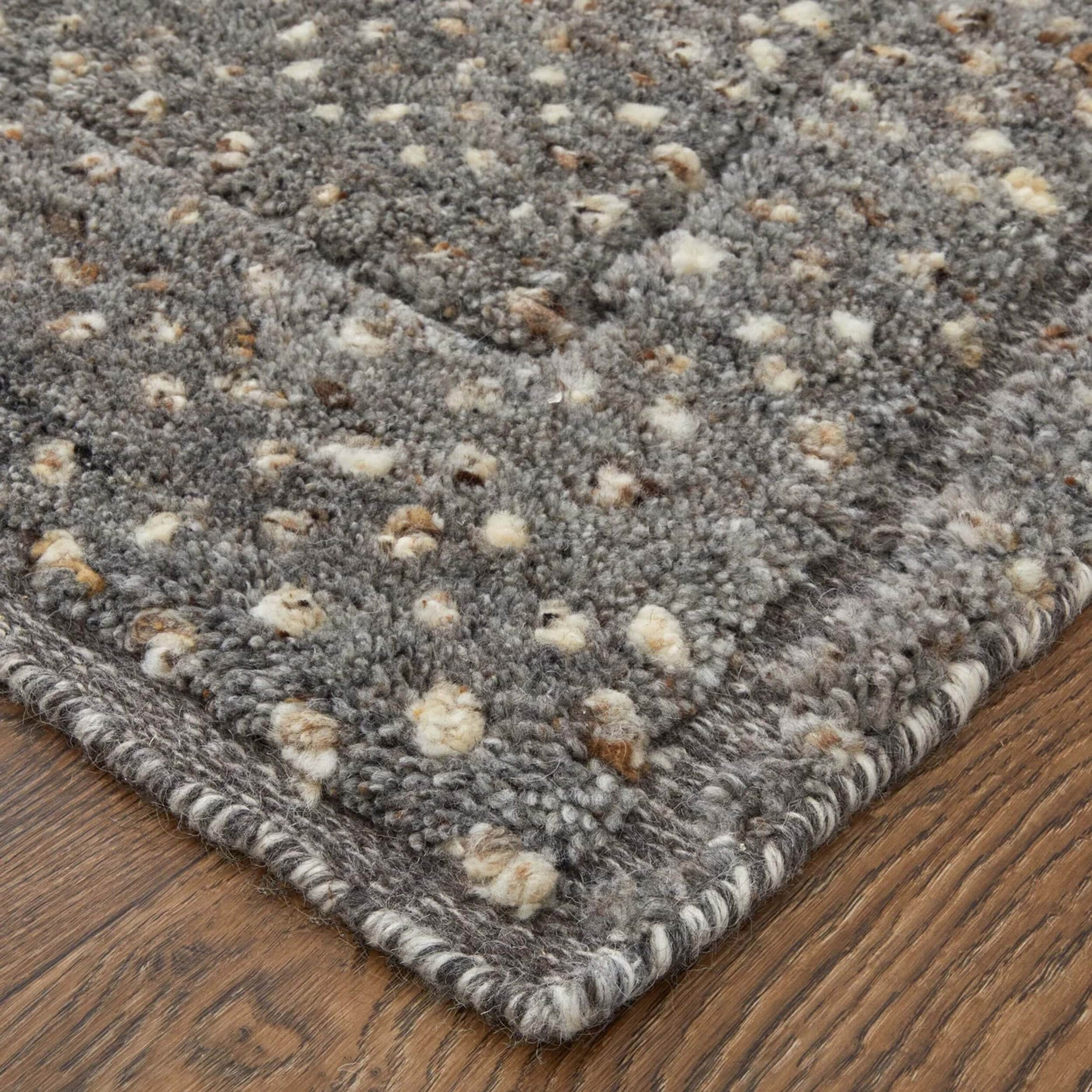 Feizy Rug Dering T6042, Charcoal - Image 2