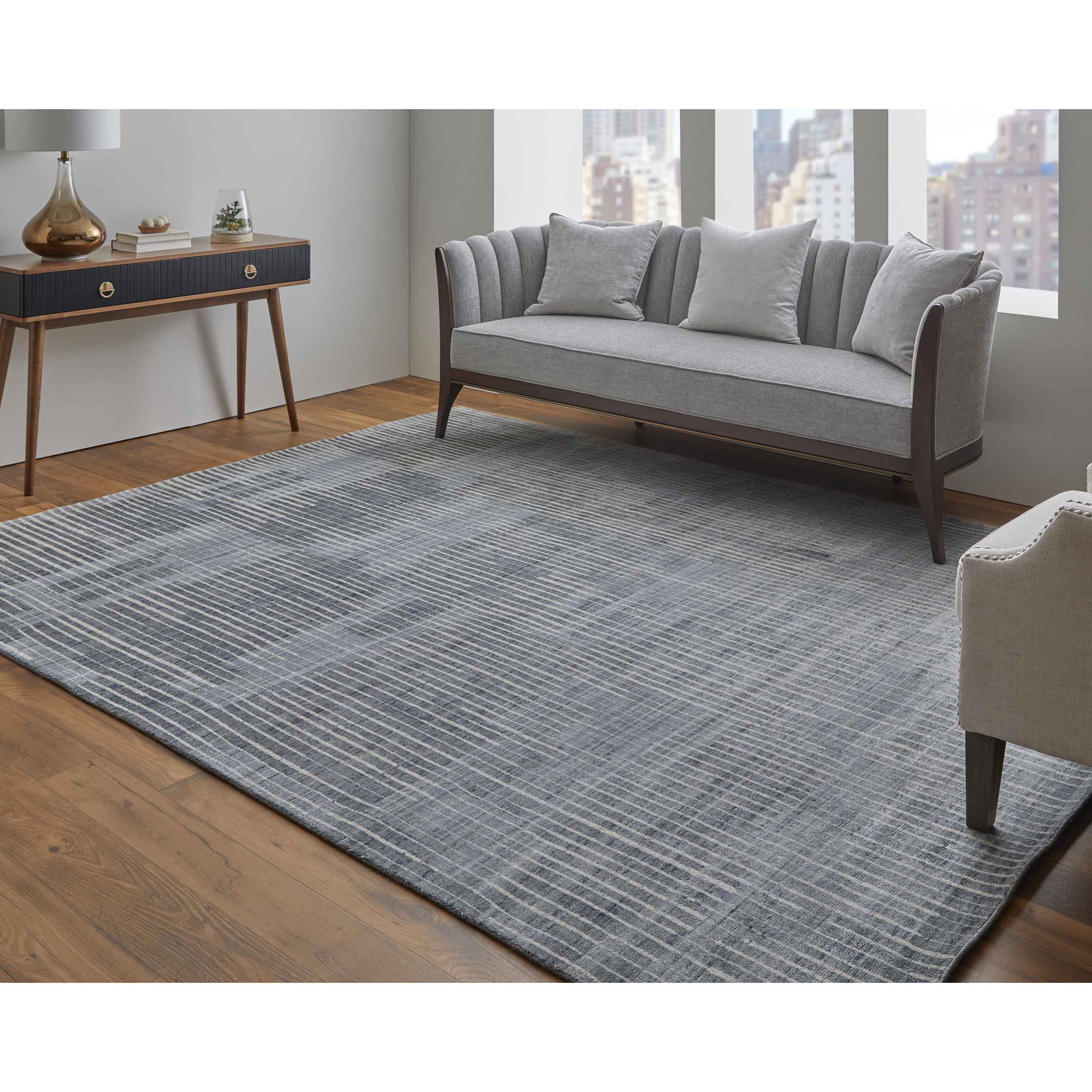 Feizy Rug Eastfield 69AHF, Blue/Beige - Image 4