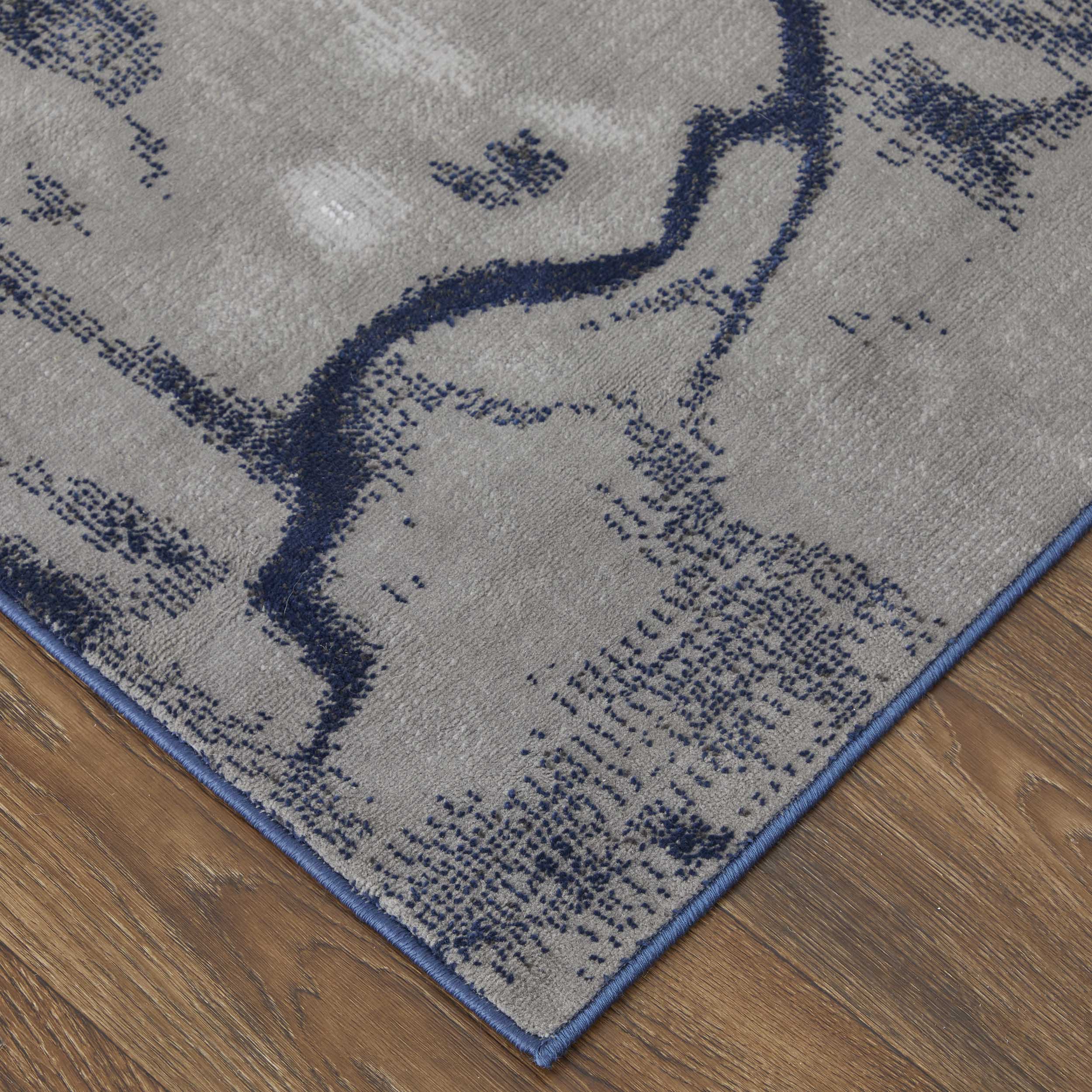 Feizy Rug Gaspar 39KTF, Gray/Blue - Image 3