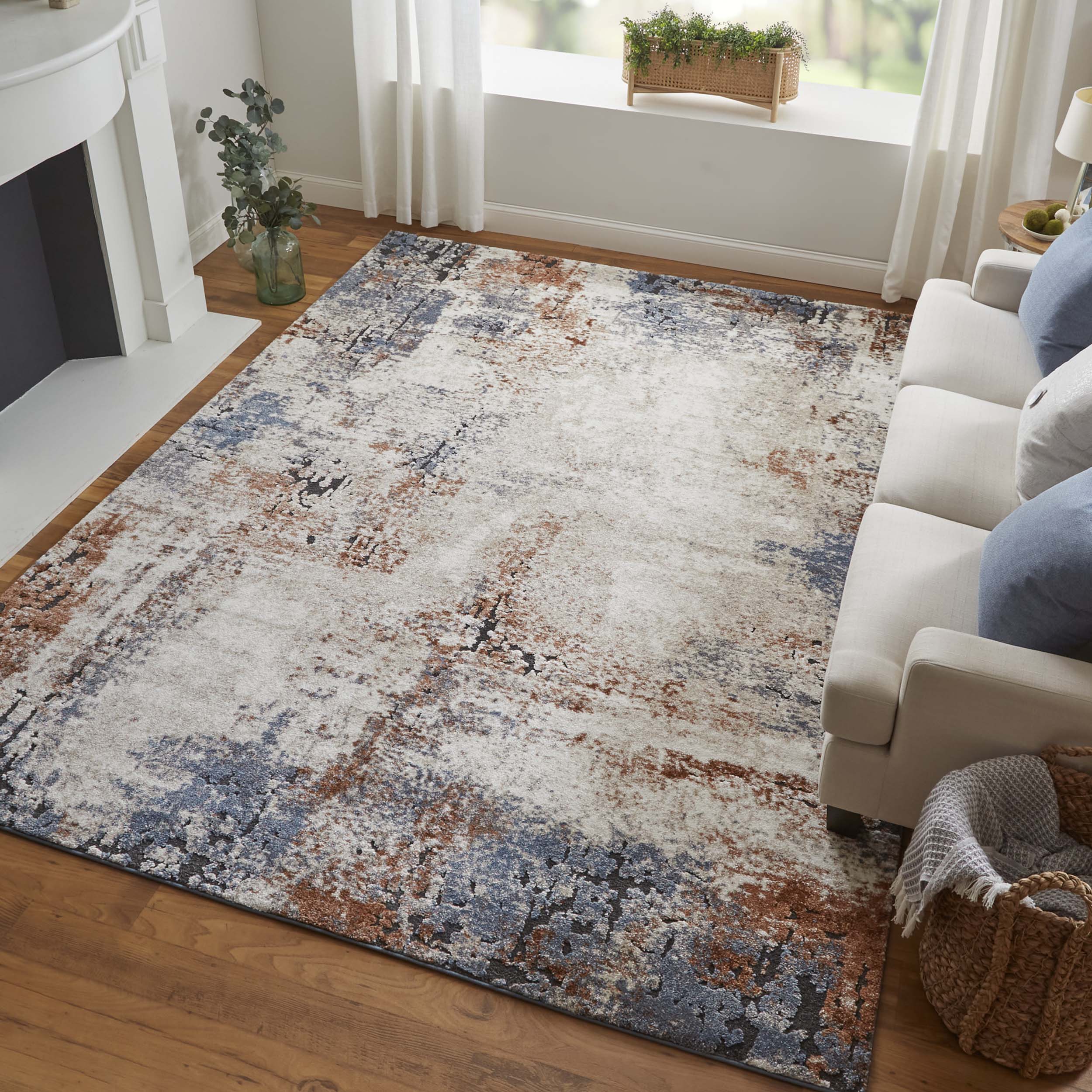 Feizy Rug Gilmore 39MNF, Ivory/Multi - Image 5