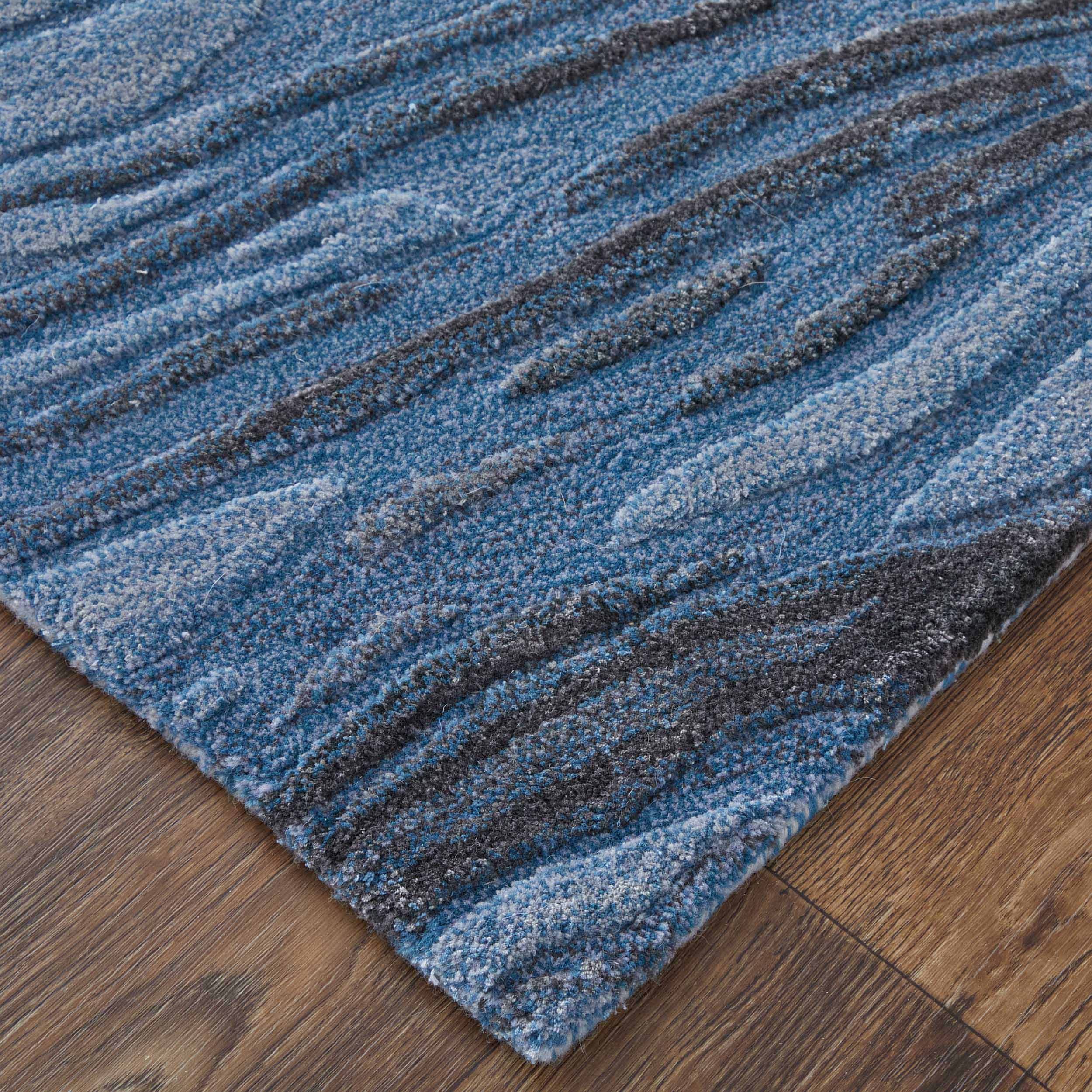 Feizy Rug Kawai 8983F, Blue/Gray - Image 2