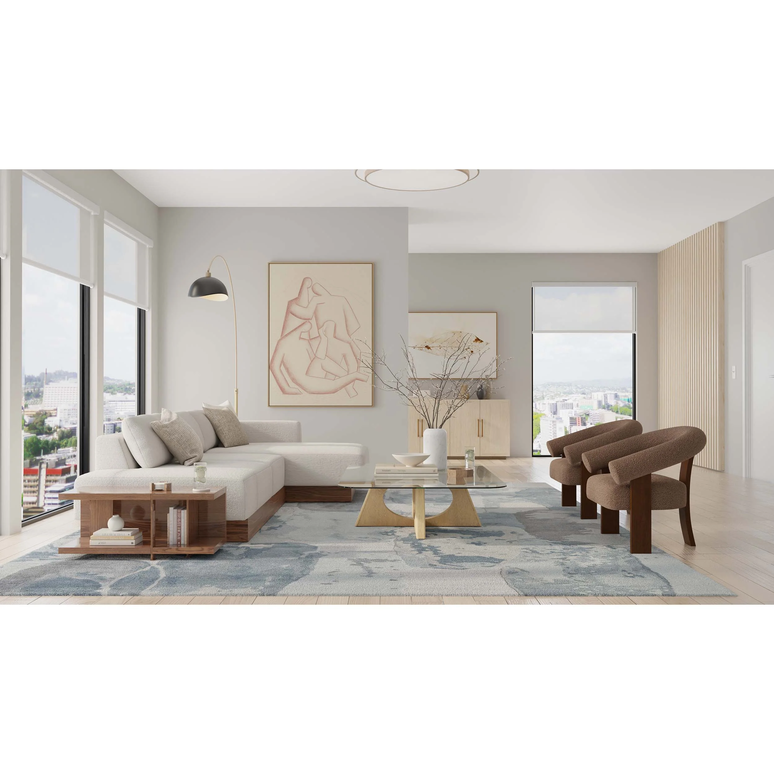 Feizy Rug Kendall 8A60F, Blue/Gray - Image 5