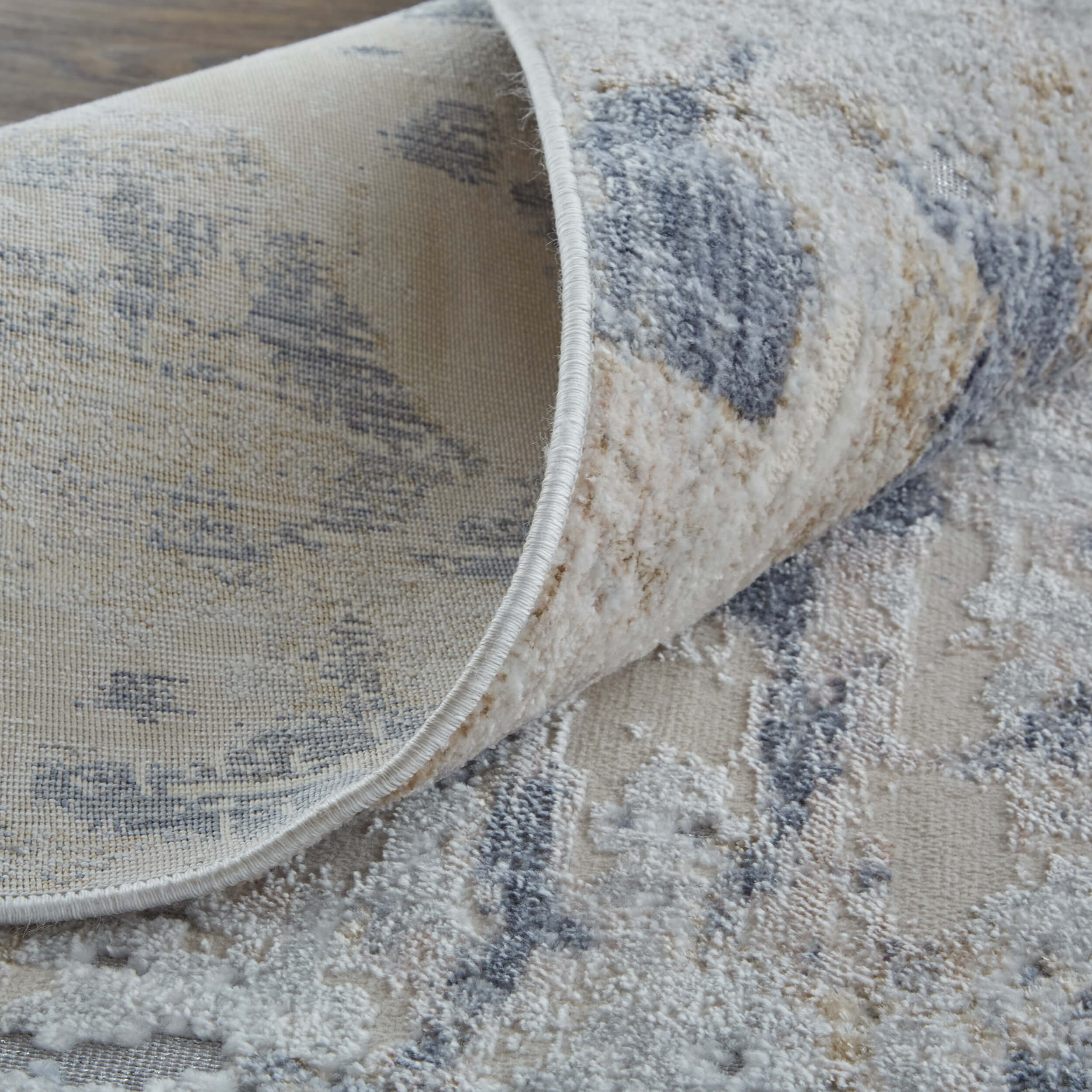 Feizy Rug Laina 39GHF, Blue/Ivory - Image 3